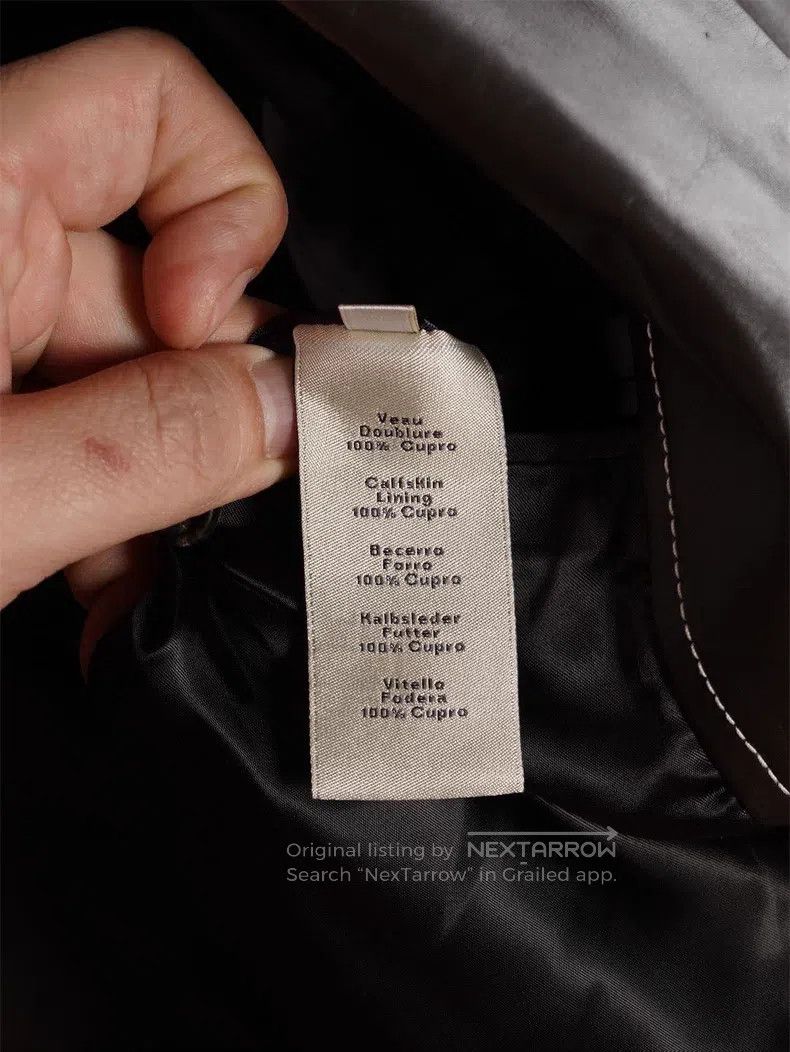 Hermes Hermes Men's Leather Blazer Size US L / EU 52-54 / 3 - 9 Thumbnail