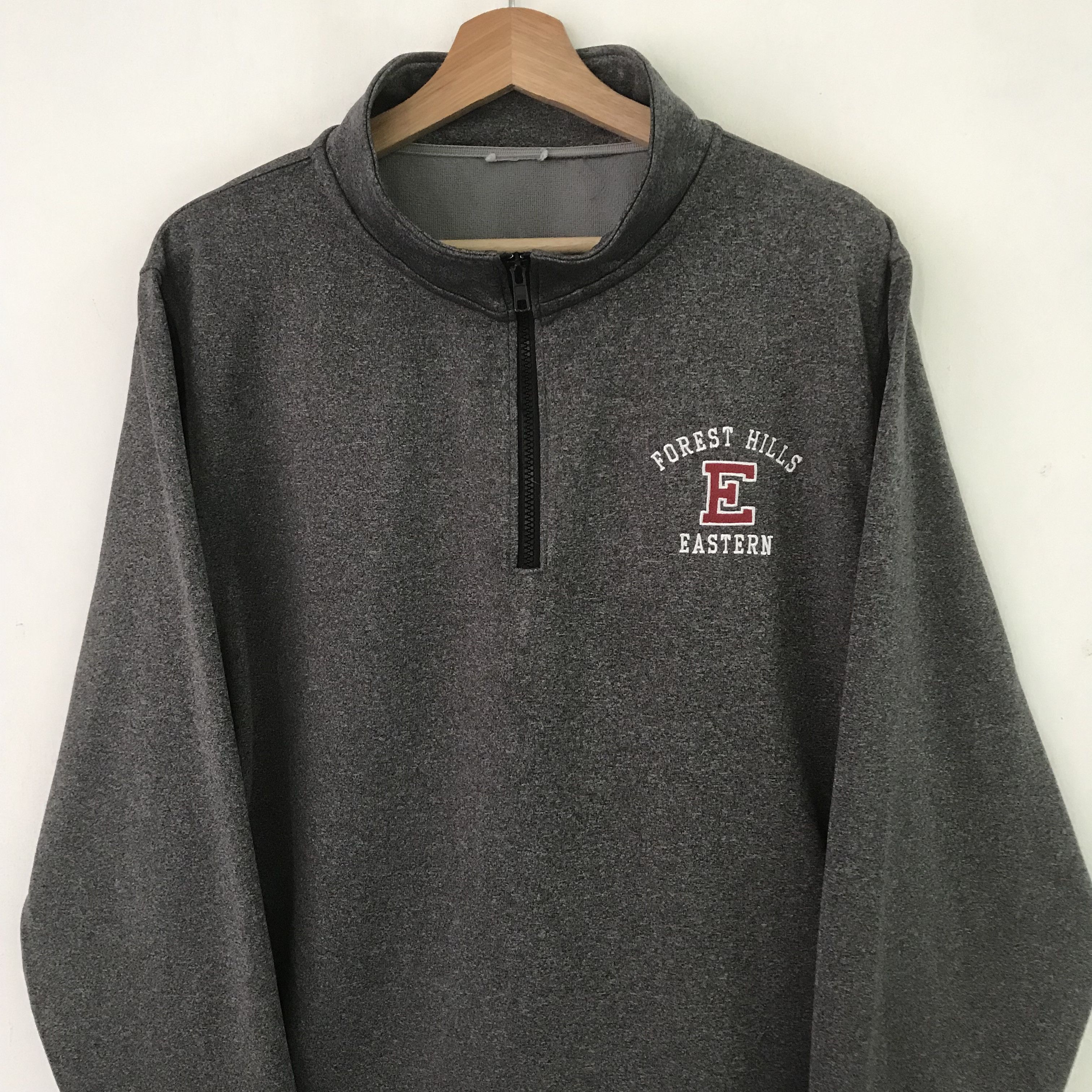 Vintage Vintage Forest Hills Grey Sweatshirt - 529 Size US L / EU 52-54 / 3 - 3 Thumbnail