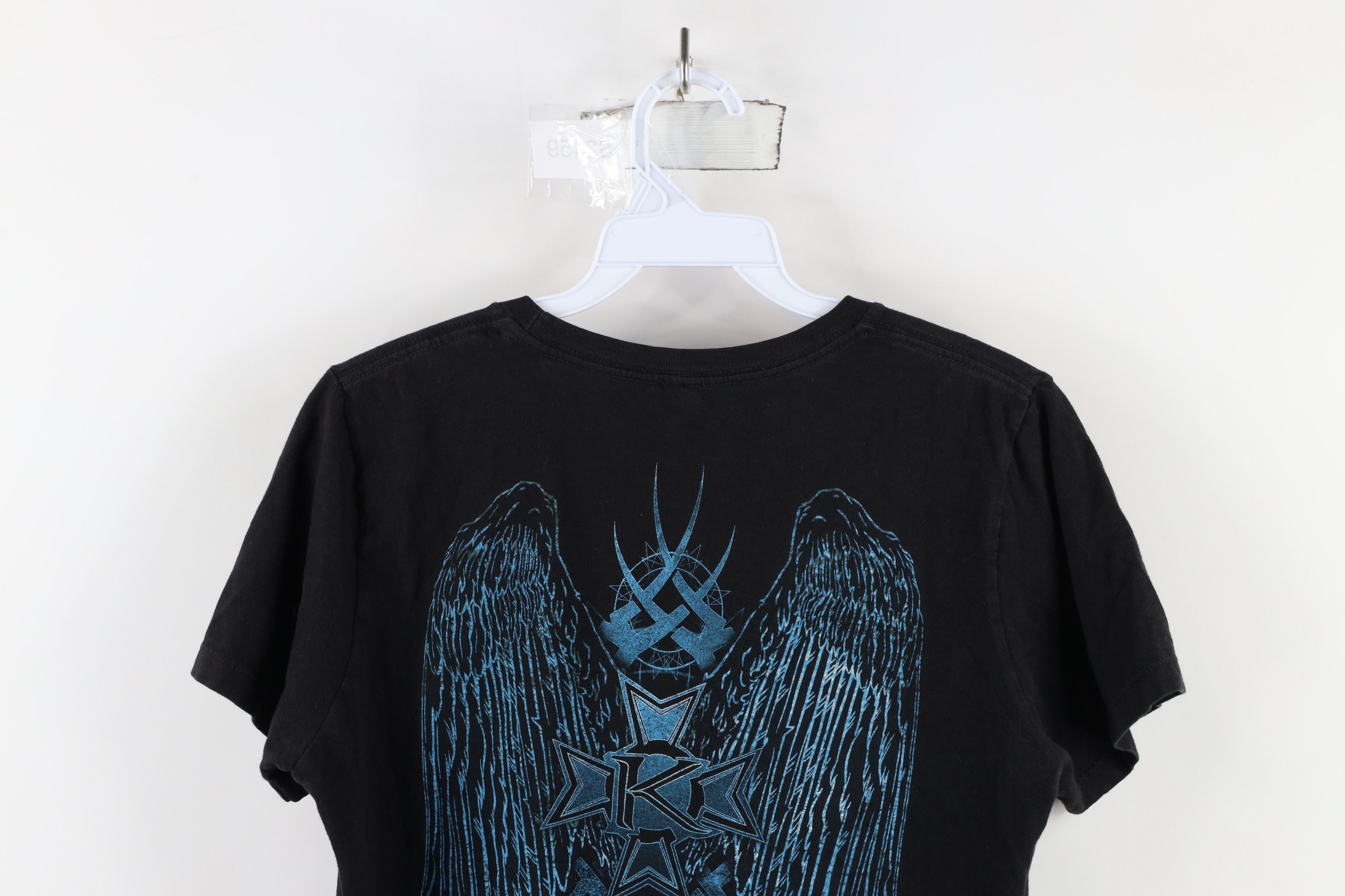 Vintage Vintage Y2K Angel of Afterlife Kamelot Band T-Shirt Black Size L / US 10 / IT 46 - 12 Thumbnail