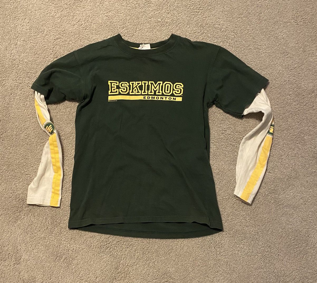 Other Vintage Edmonton Eskimos CFL long sleeve tshirt Size US M / EU 48-50 / 2 - 1 Thumbnail