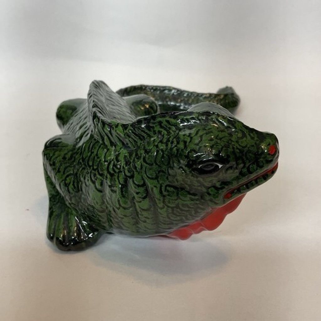 The Unbranded Brand Talavera Pottery Lizard Iguana Mexican CozumelCeramic Figure Size ONE SIZE - 6 Thumbnail
