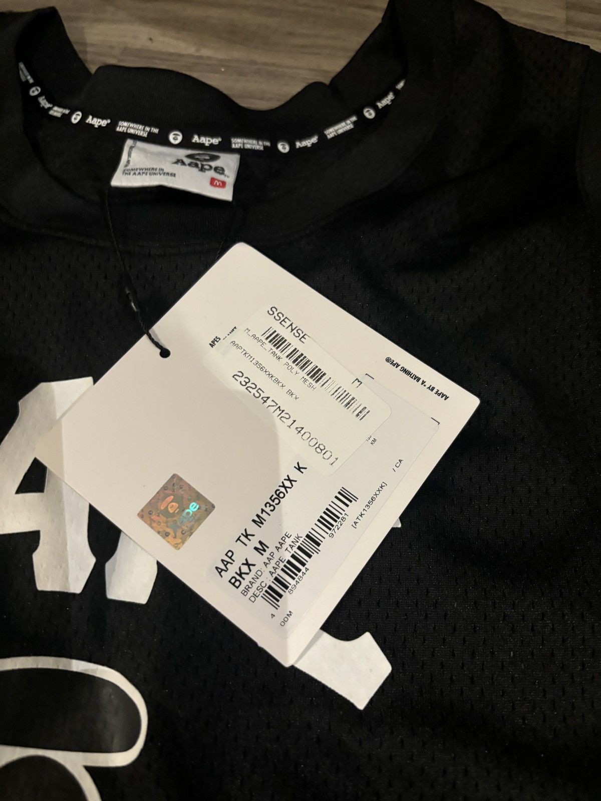 Aape Aape by Bathing Ape Poly Mesh Tank Top Sleeveless #10 MWT LE Size US M / EU 48-50 / 2 - 2 Thumbnail