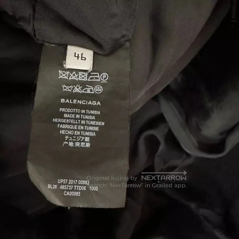 Balenciaga BALENCIAGA FW17 C Shape Parka Black. Size US L / EU 52-54 / 3 - 4 Thumbnail