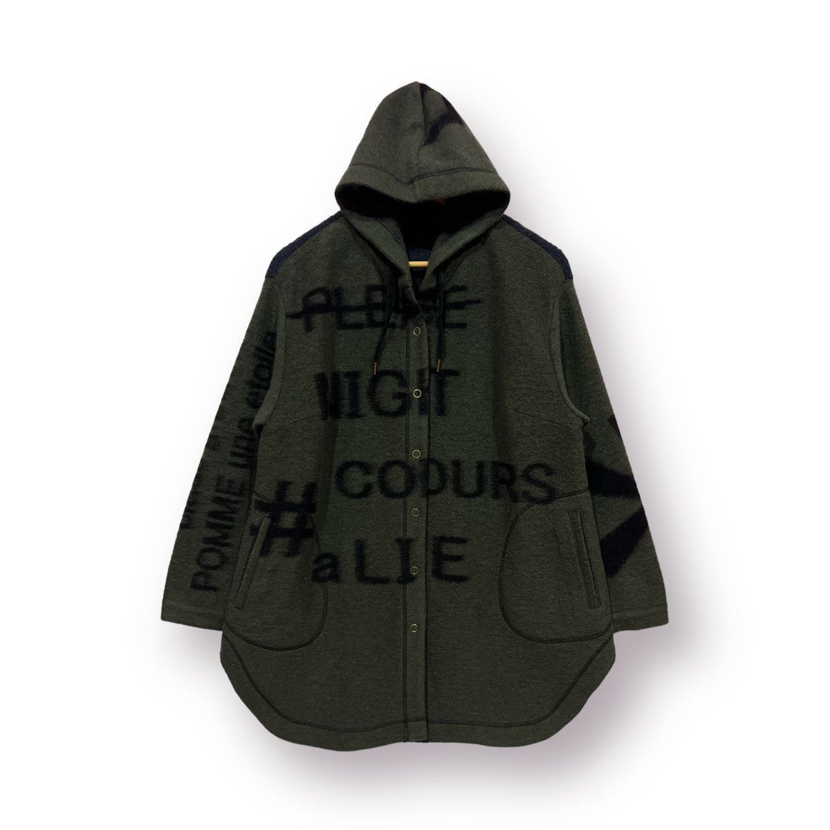 Japanese Brand × Other 🔥 FESTENIR COMME DES GARGONS STYLE OVERPRINT Size L / US 10 / IT 46 - 1 Thumbnail