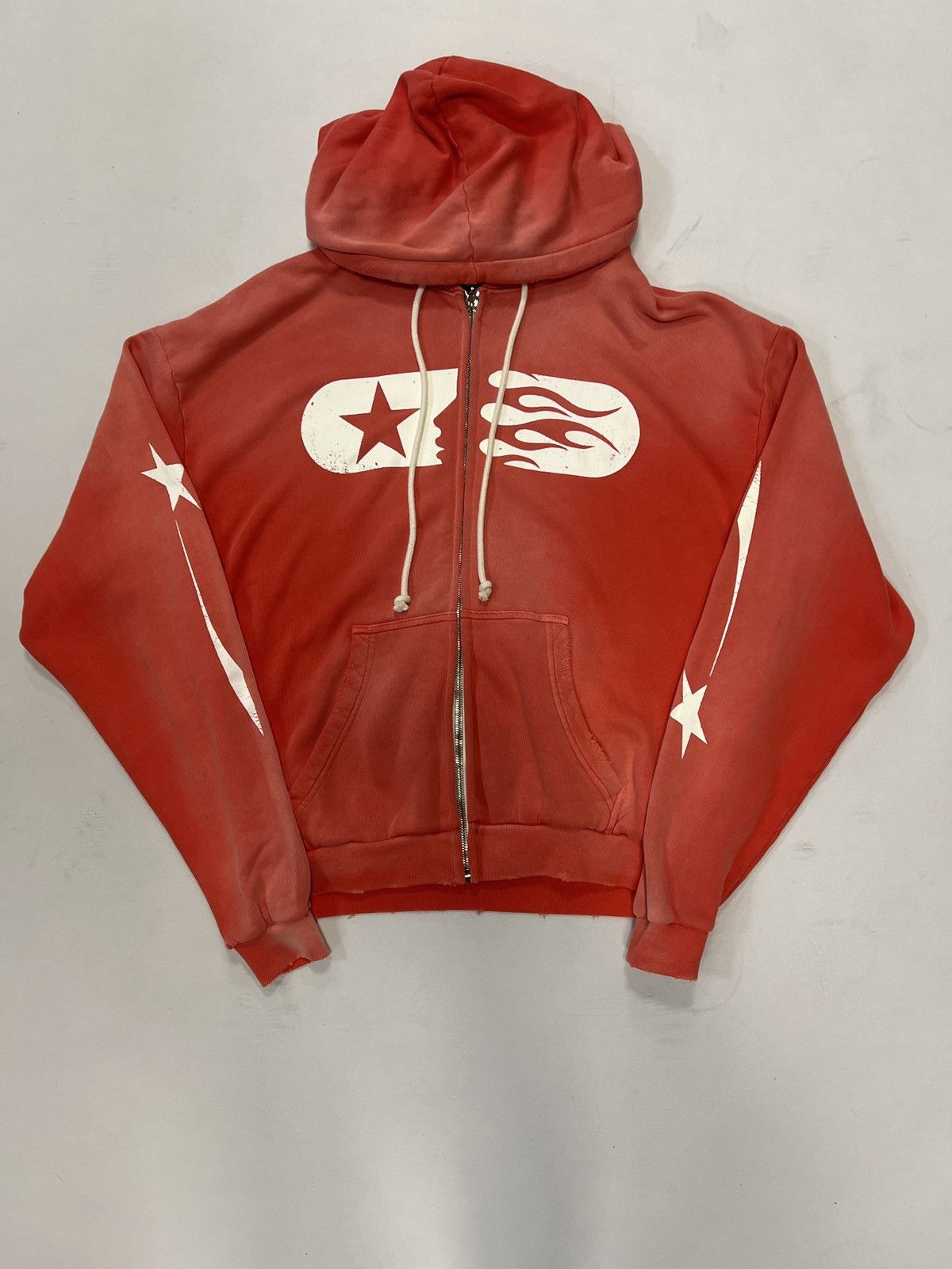 HELLSTAR Hellstar Studios Red Zip-Up Hoodie Size US M / EU 48-50 / 2 - 1 Thumbnail