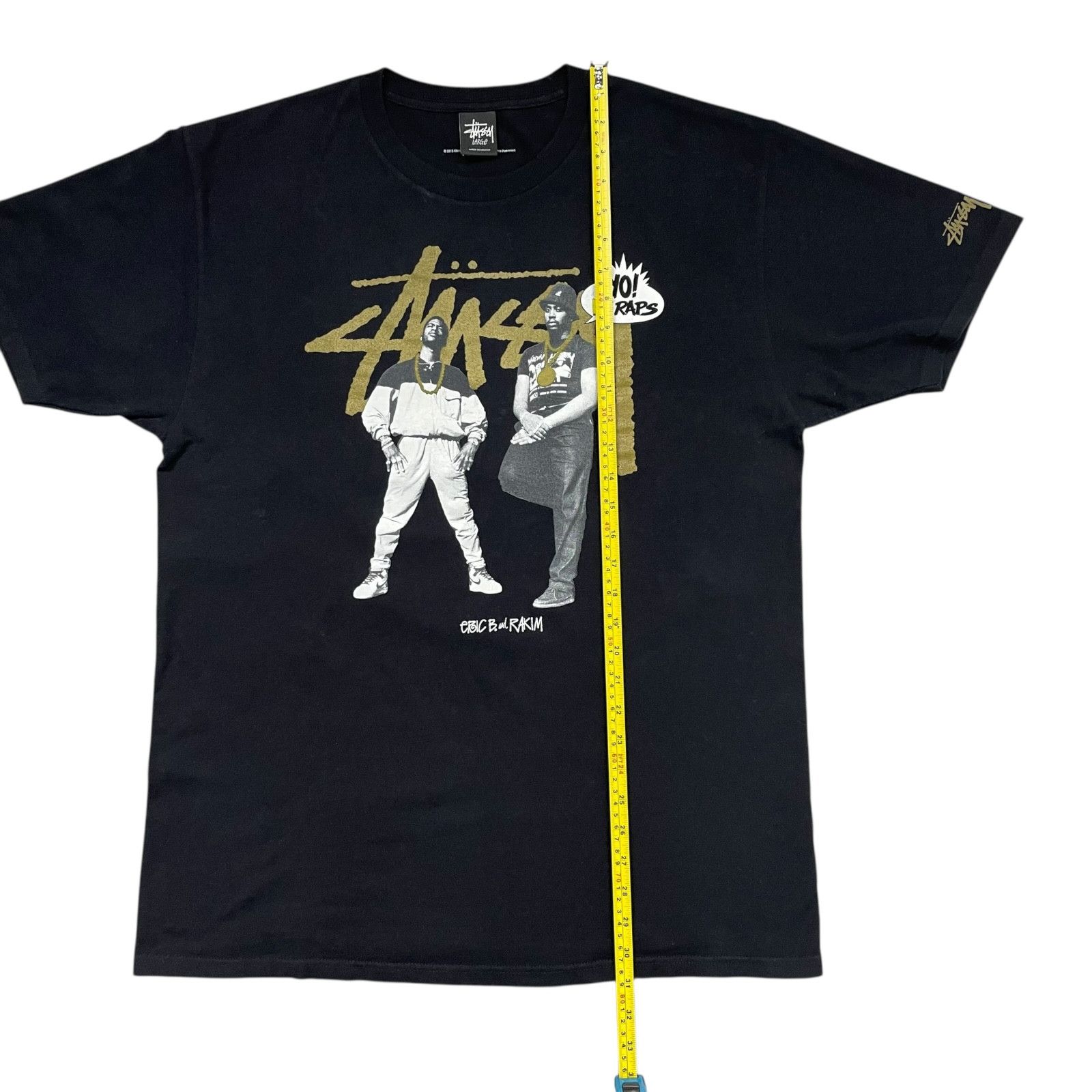 Stussy 00s YO MTV RAPS 2013 ERIC B & RAKIM HIP HOP T-SHIRT BLACK Size US L / EU 52-54 / 3 - 6 Thumbnail