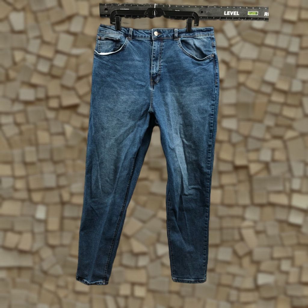 Vintage American Tall Jada Mom Jeans Size 34 Womens Medium Wash Blue Size 24" / US 00 / IT 34 - 1 Thumbnail