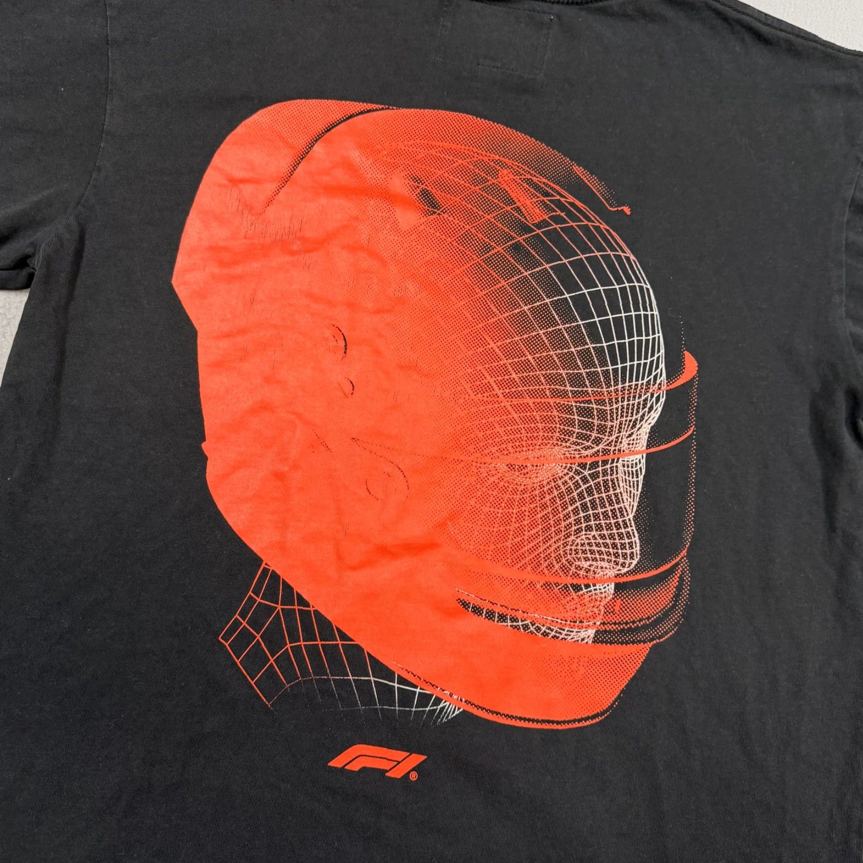 Pacsun PacSun Formula 1 Shirt Mens M Black F1 Helmet Graphic Tee Racing Motorsport Short Sleeve Crew Neck Graphic Print Vintage No Size US M / EU 48-50 / 2 - 2 Thumbnail