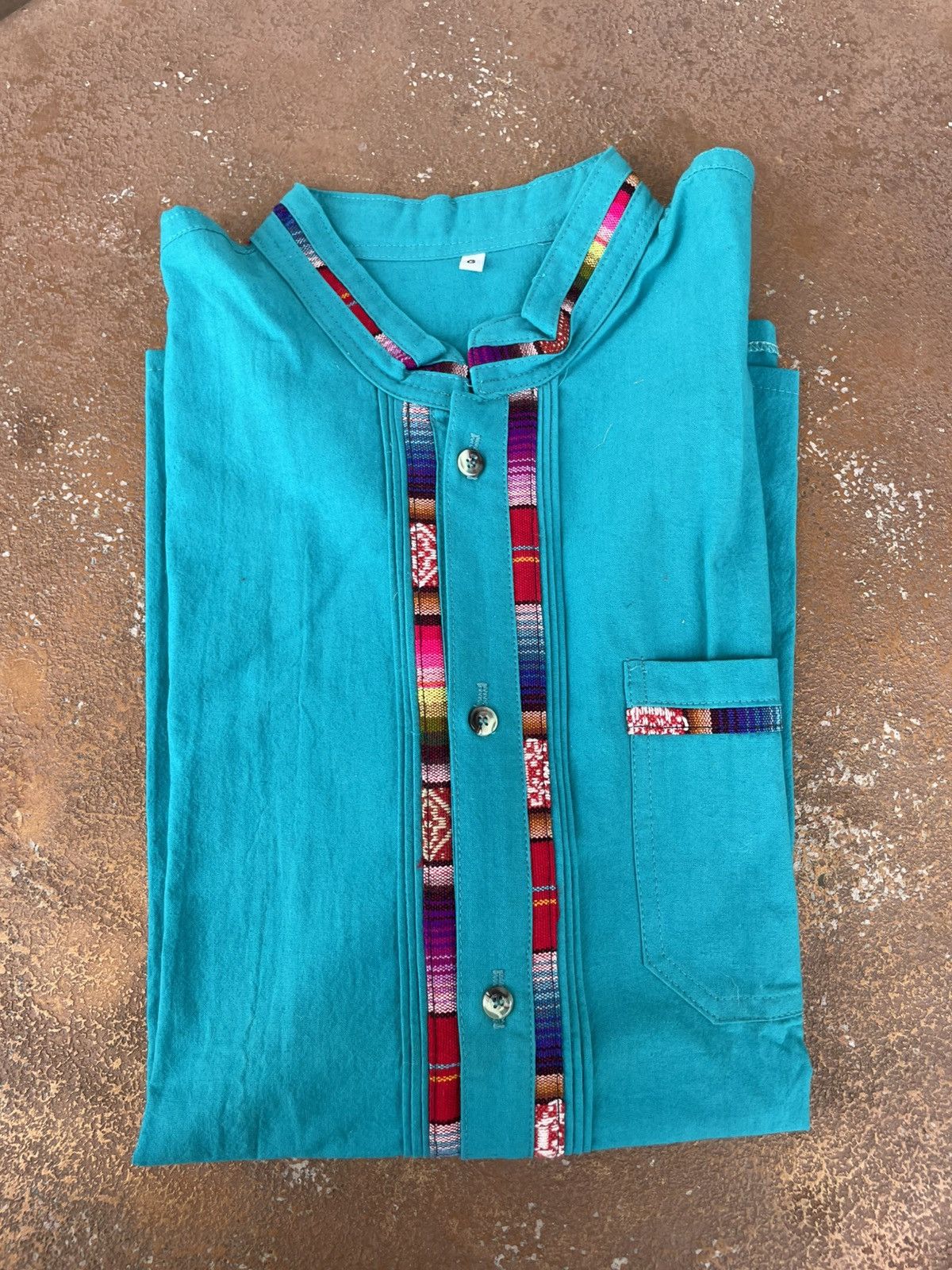 Tommy Bahama × Zara NEW mens tradition Latino teal button down shirt size large Size US L / EU 52-54 / 3 - 1 Thumbnail