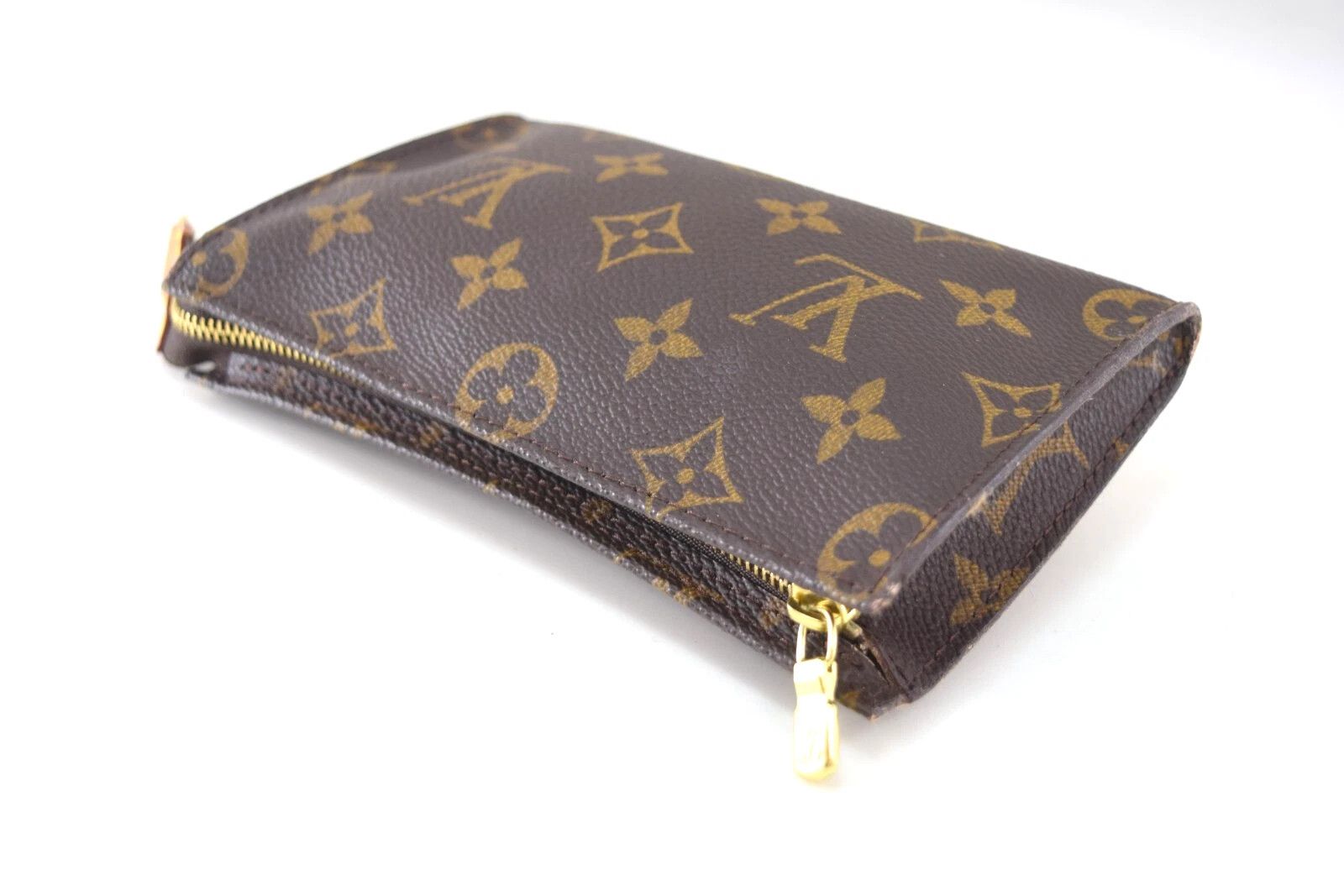 Louis Vuitton Auth Louis Vuitton Bucket Pouch PM Monogram Canvas 51954 Size ONE SIZE - 4 Thumbnail