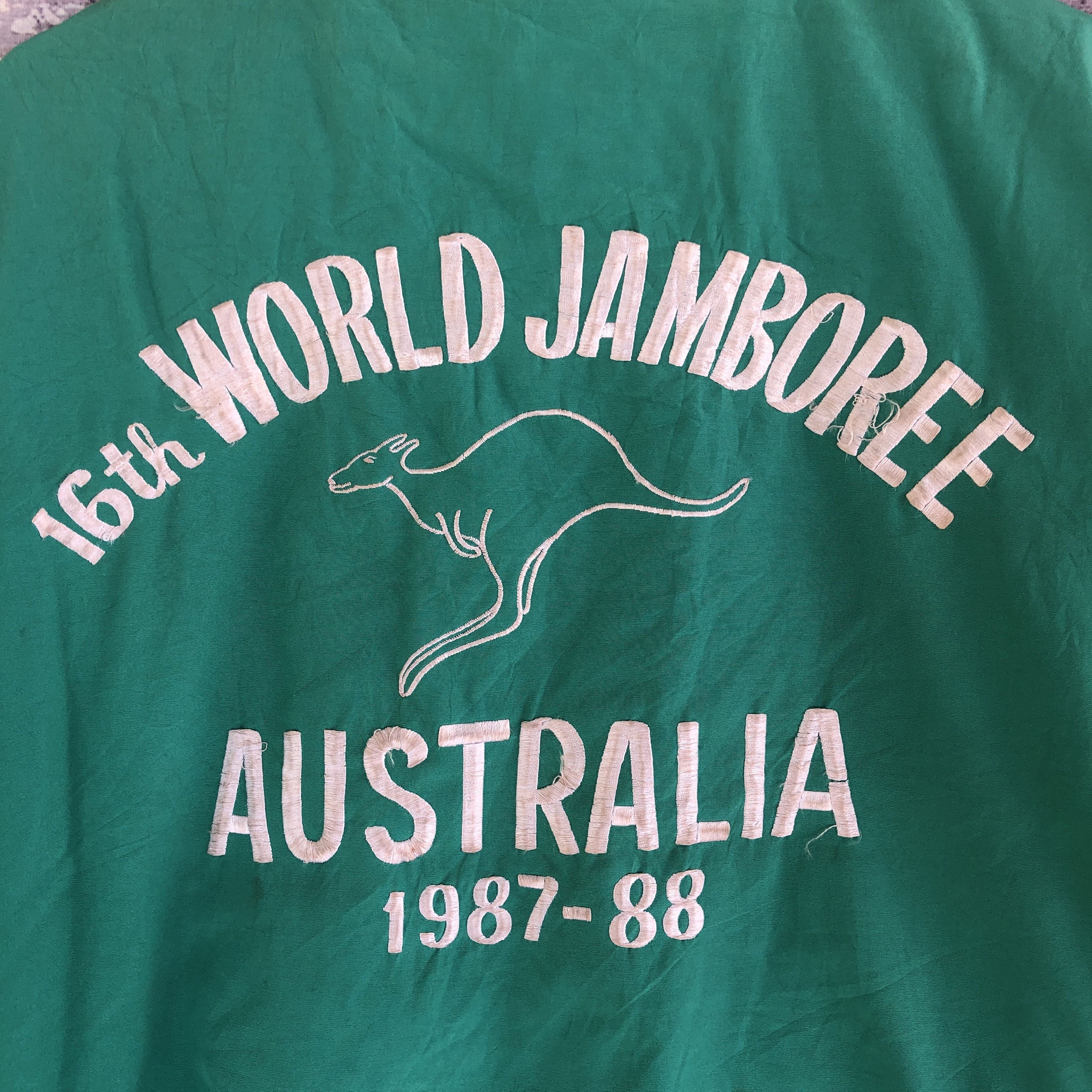 Vintage 16th World Jamboree Baseball Jackets Australian Jackets Size US L / EU 52-54 / 3 - 5 Thumbnail