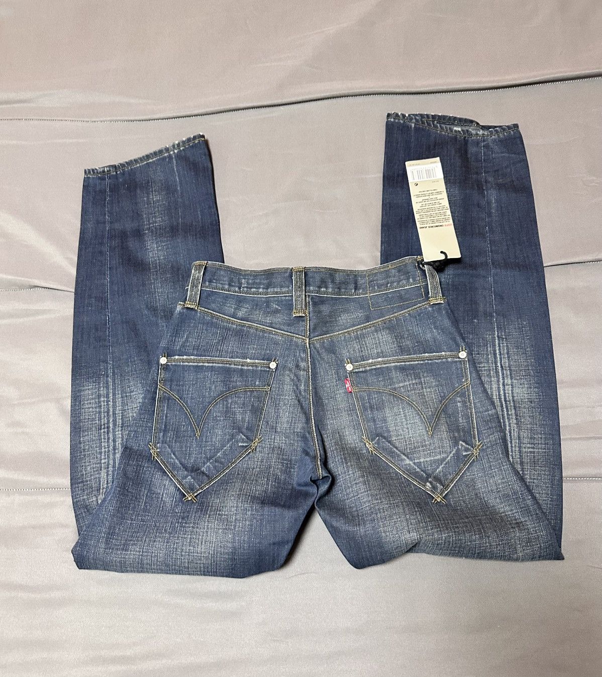 Levi's Vintage Clothing Levi’s Engineered Jeans “Guys Iconic” Brutal Blue NOS Size US 27 - 9 Thumbnail
