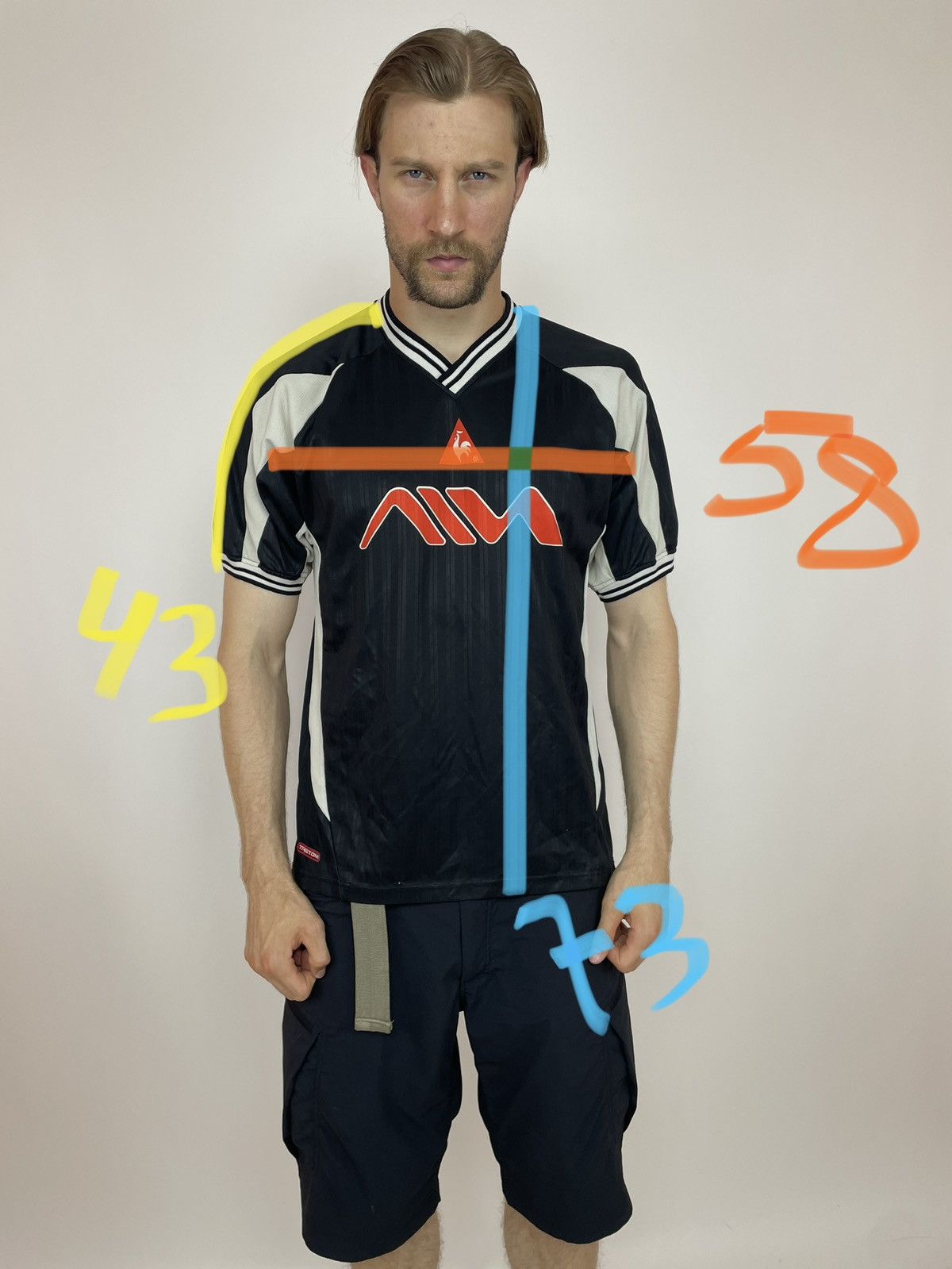 Le Coq Sportif × Vintage Le Coq Sportif Training Jersey Shirt Black Triatom Size US XL / EU 56 / 4 - 12 Thumbnail