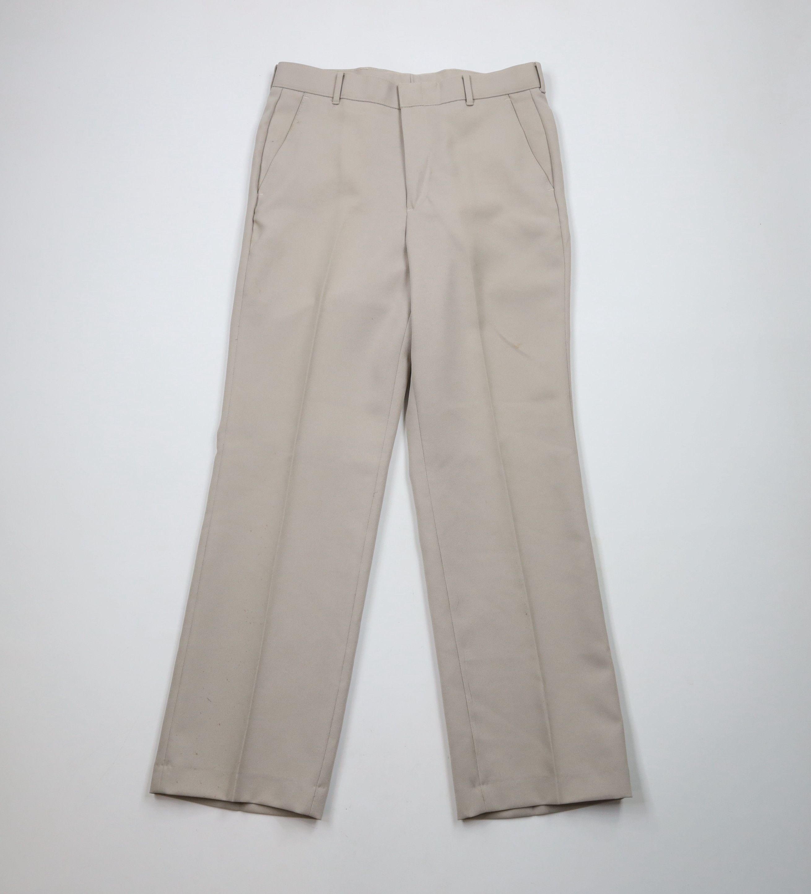 Vintage Vintage 70s Streetwear Knit Flared Wide Leg Chino Pants Size US 32 / EU 48 - 1 Thumbnail