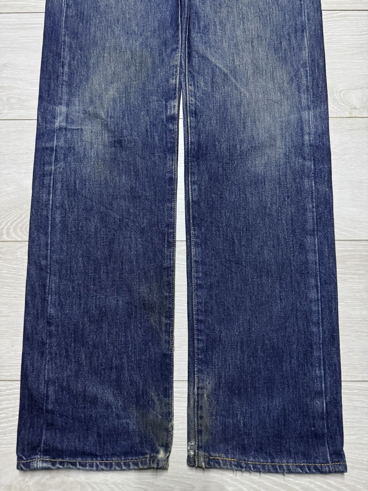 Levi's Vintage Levis 505 White Oak Cone Denim Blue Straight Jeans Size US 33 - 5 Thumbnail
