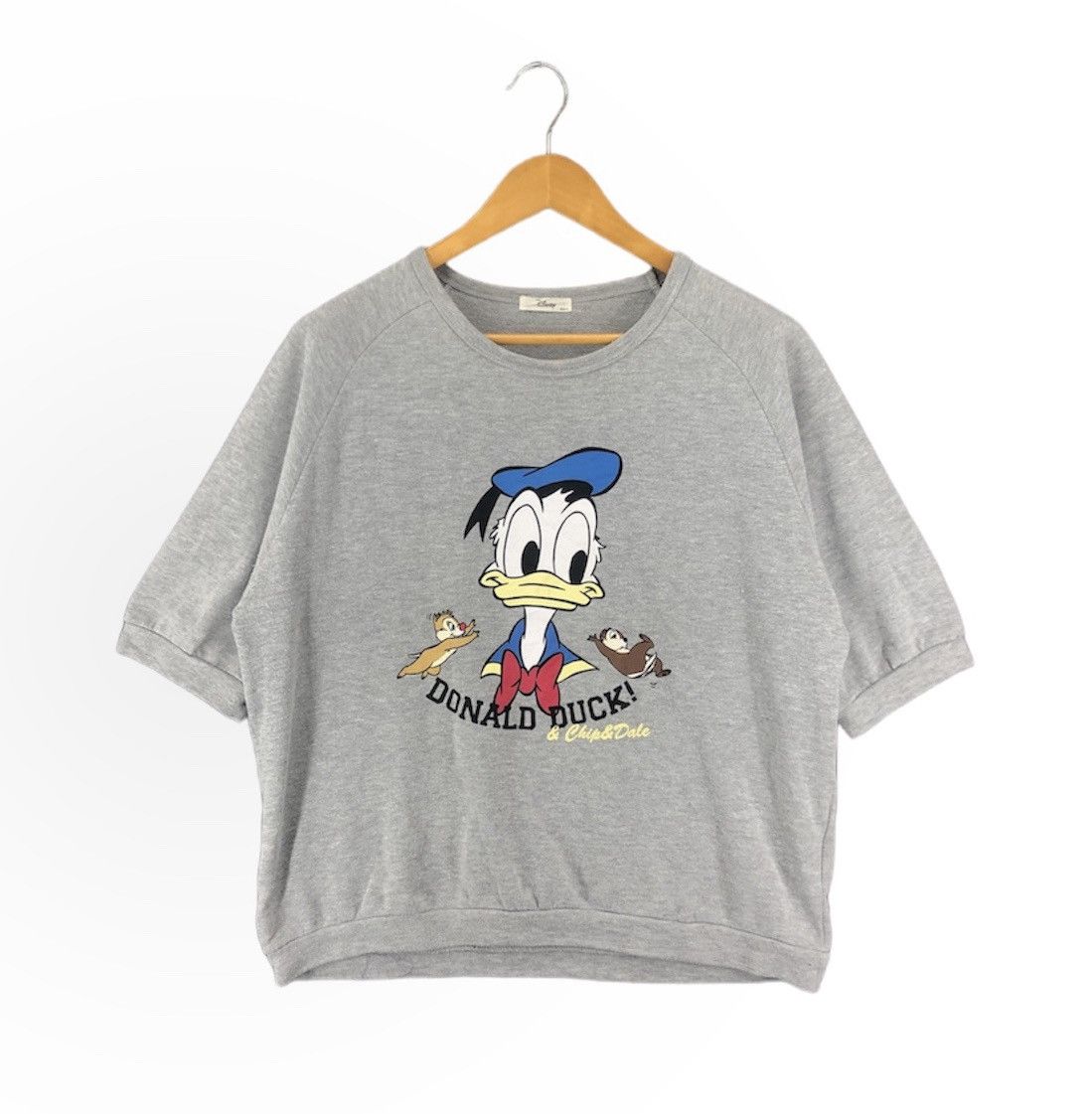Disney DONALD DUCK CHIP & DALE Women Sweatshirt #2007-12 Size L / US 10 / IT 46 - 1 Thumbnail