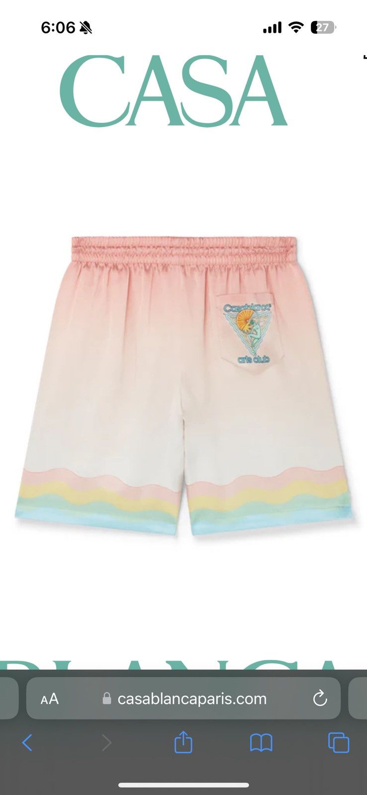 Casablanca New CasaBlanca silk shorts Size US 40 / EU 56 - 2 Thumbnail