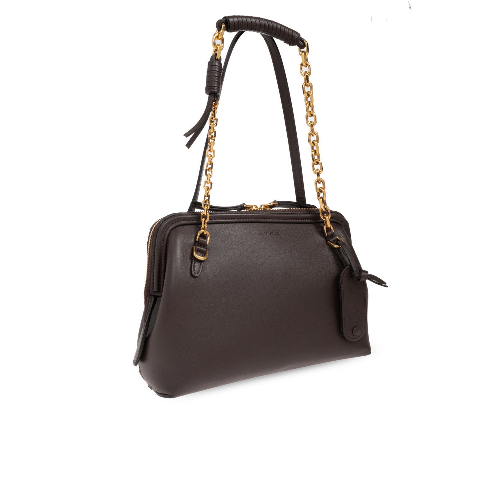 Etro ETRO Brown Leather Shoulder Bag New And Authentic Size ONE SIZE - 3 Thumbnail