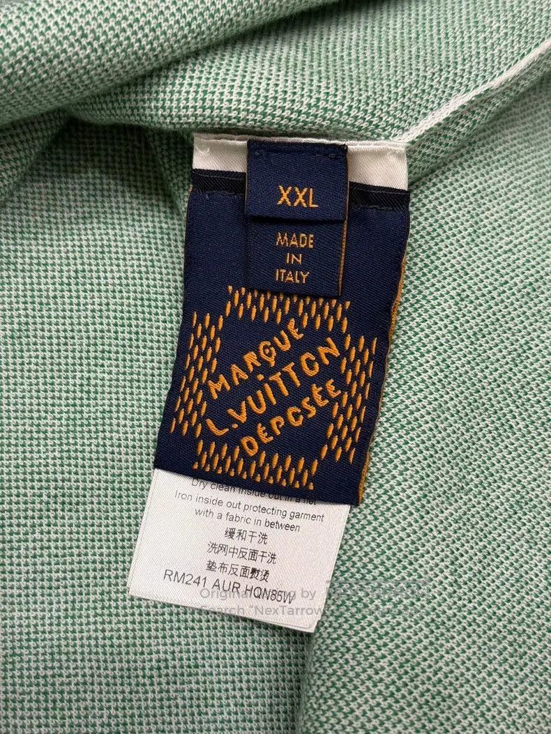 Louis Vuitton Louis Vuitton 24 White Green Check Tee. Size US XXL / EU 58 / 5 - 4 Thumbnail