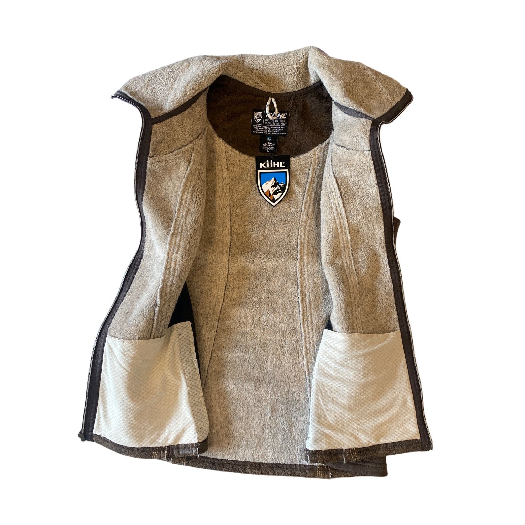 Kuhl NWT Kuhl Women's LARGE Dani Sherpa Vest Brown MSRP$219 New Size L / US 10 / IT 46 - 8 Thumbnail