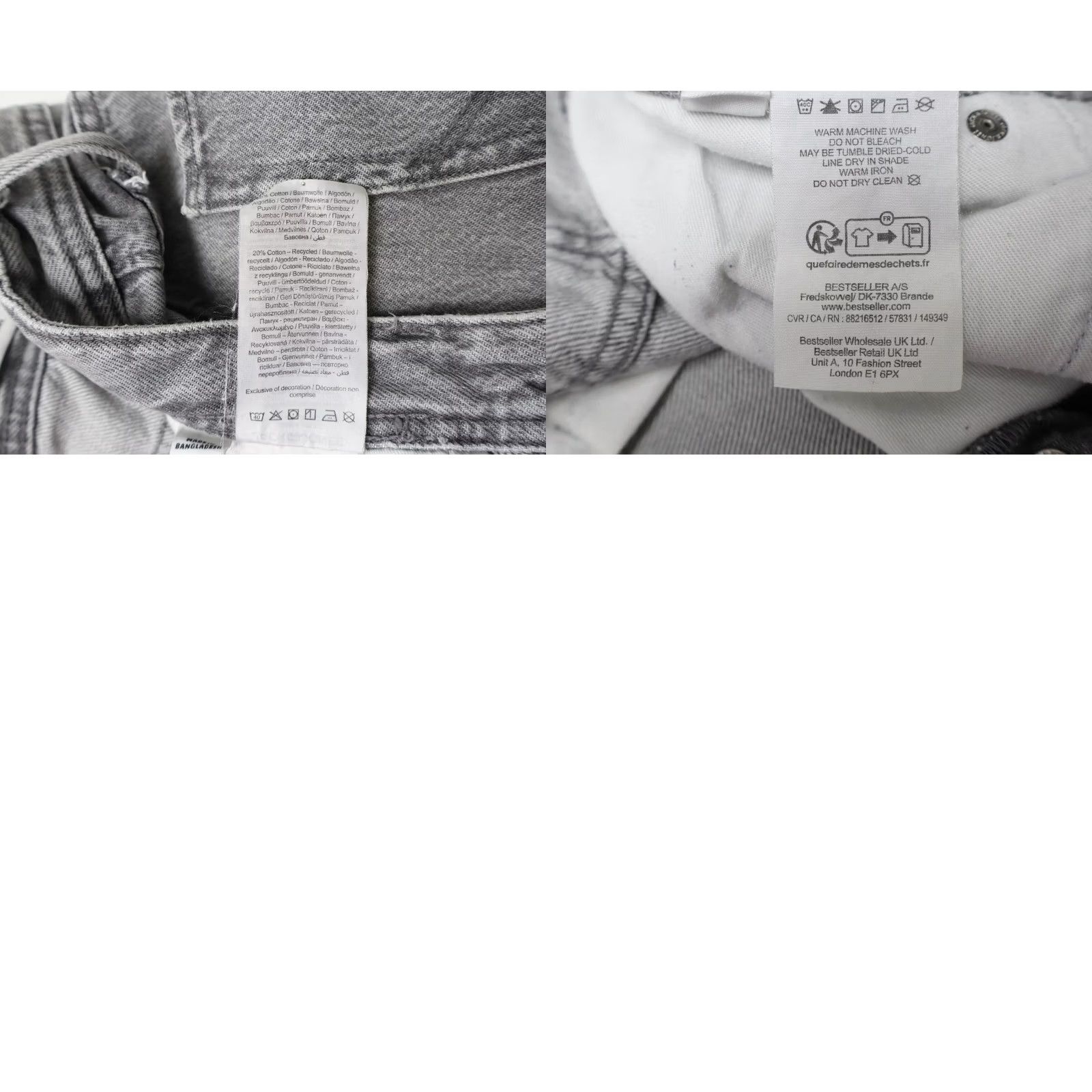 Jack & Jones JACK & JONES Relaxed Jeans Men's W31/L30 Grey Faded Whiskers Button Fly JS Relaxed/Chris Jeans Mens W31/L30 Grey Whiskers Button Fly Size US 31 - 8 Thumbnail