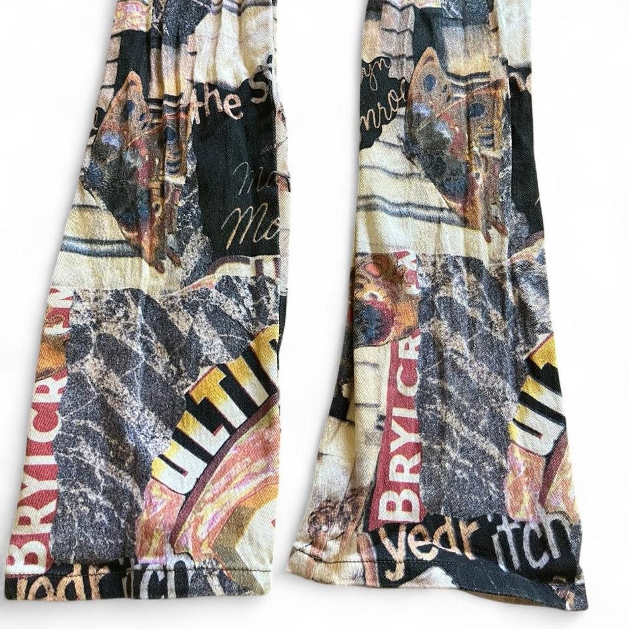 Nicole Miller VINTAGE • NICOLE MILLER MARILYN LOW RISE SKINNY FLARE JEANS Size 25" / US 0 / IT 36 - 7 Thumbnail
