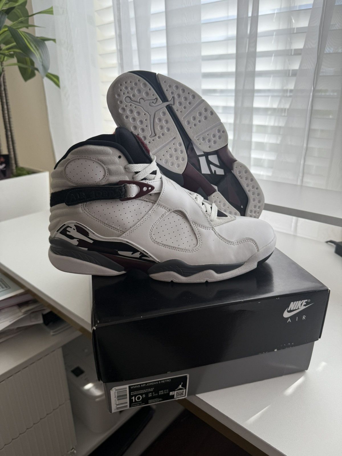 Jordan Brand Jordan 8 Burgundy Size US 9 / EU 42 - 1 Thumbnail