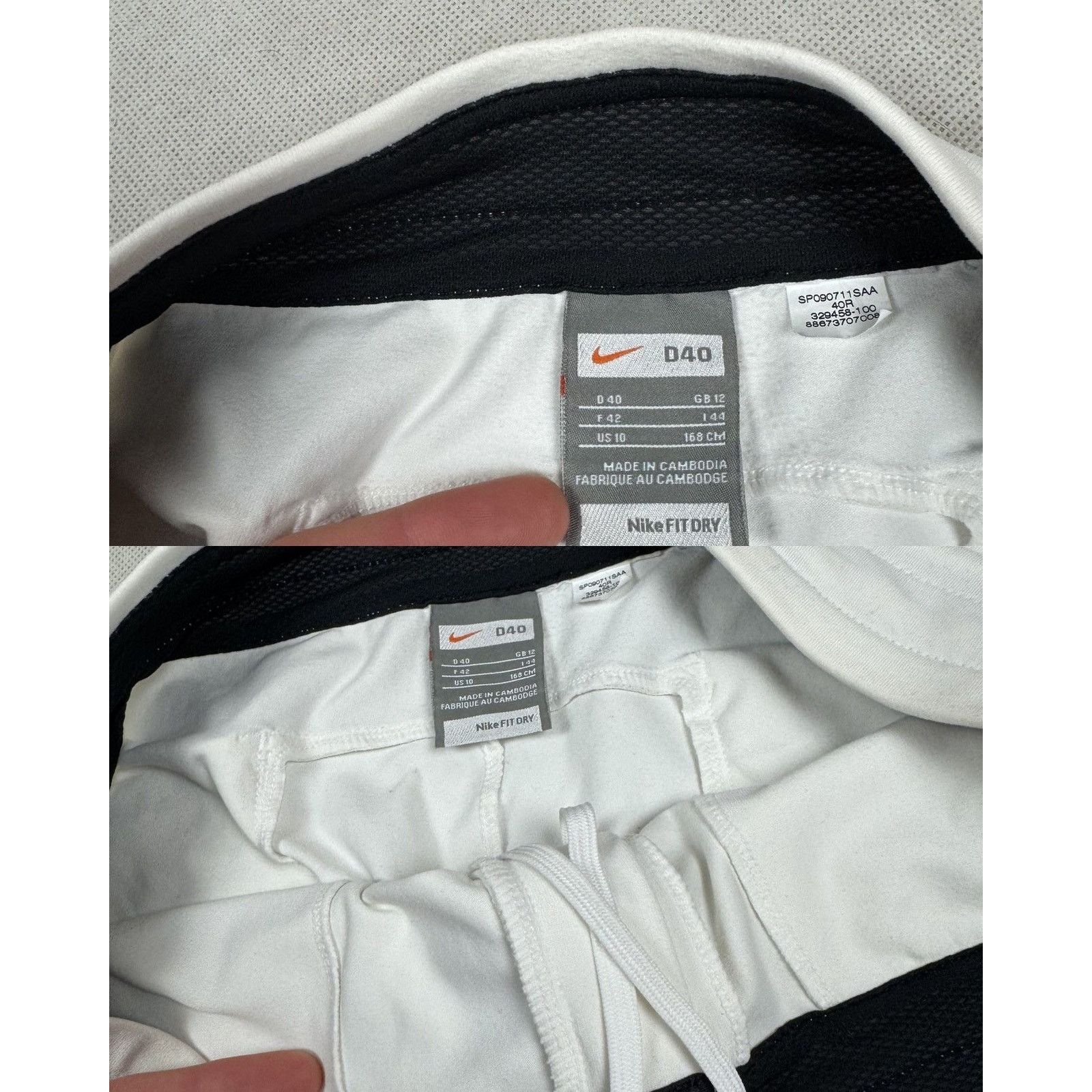 Nike × Vintage Nike Dri-Fit Women White Swoosh Straight Leg Joggers Pant 10 Size 32" / US 10 / IT 46 - 2 Thumbnail