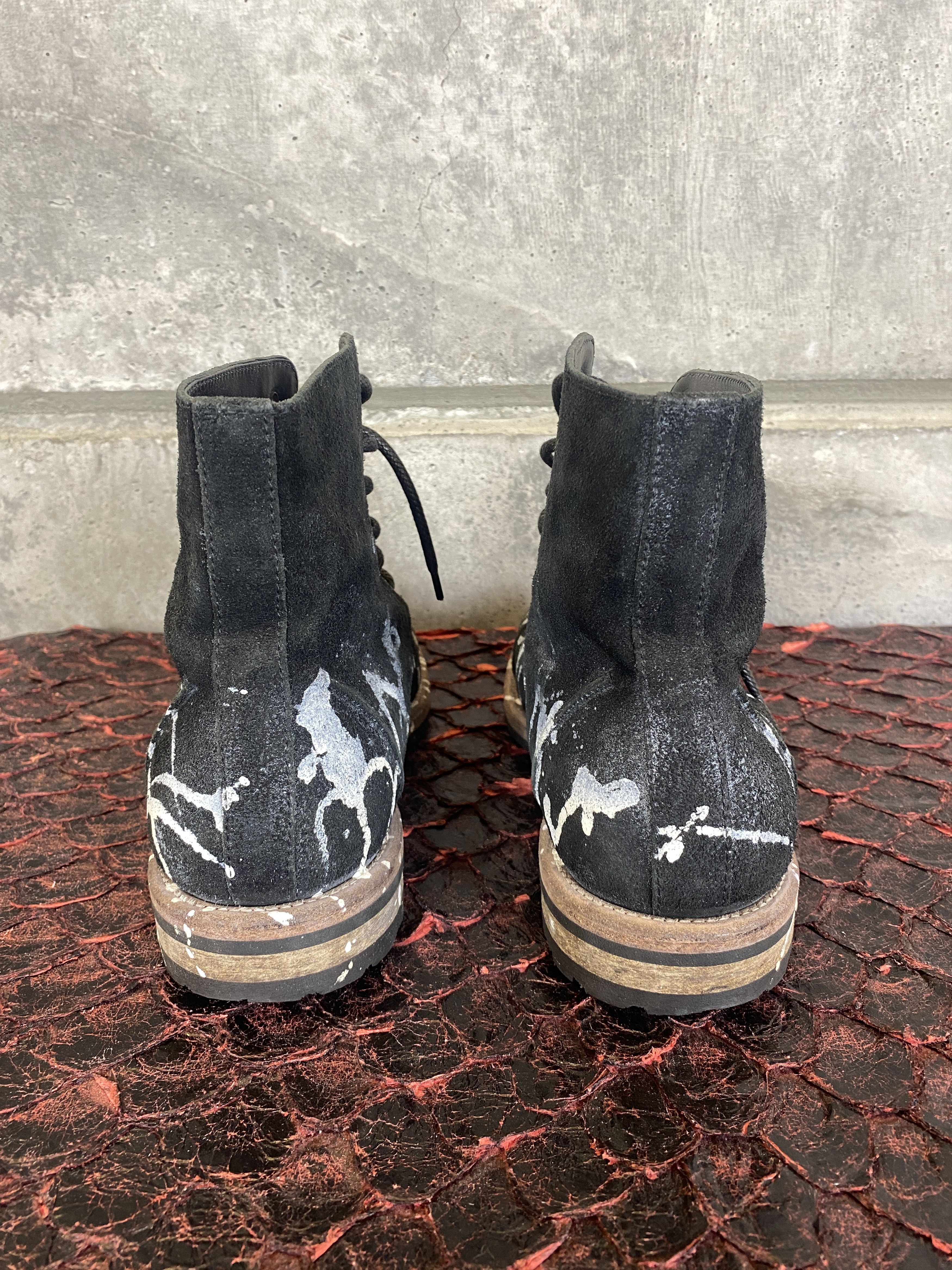 Dolce & Gabbana VINTAGE 2003 DOLCE & GABBANA PAINTER BOOT 8.5 Size US 8.5 / EU 41-42 - 5 Thumbnail
