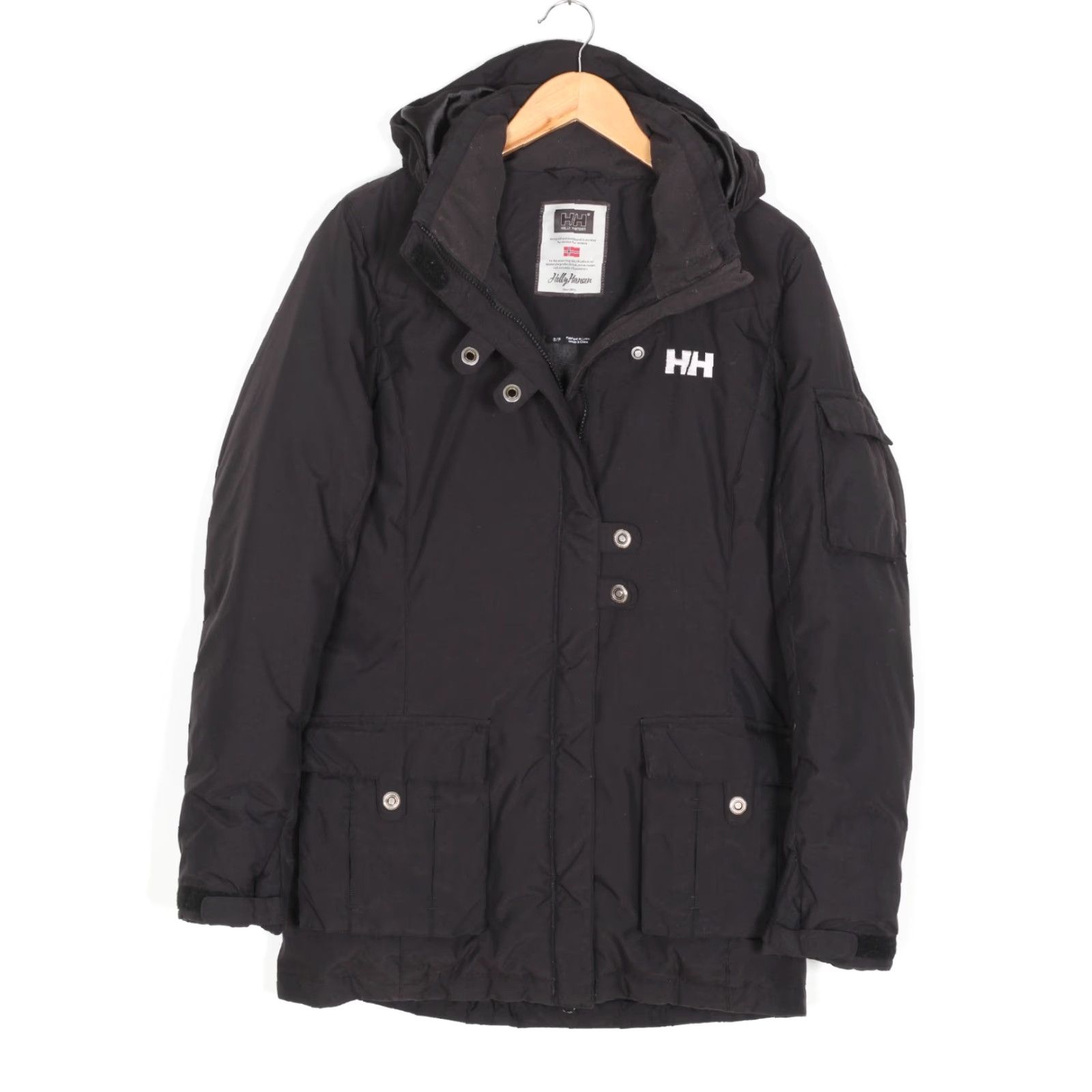 Helly Hansen VINTAGE Helly Hansen Hooded Down Parka Jacket Women S MJ6136 Size S / US 4 / IT 40 - 2 Thumbnail