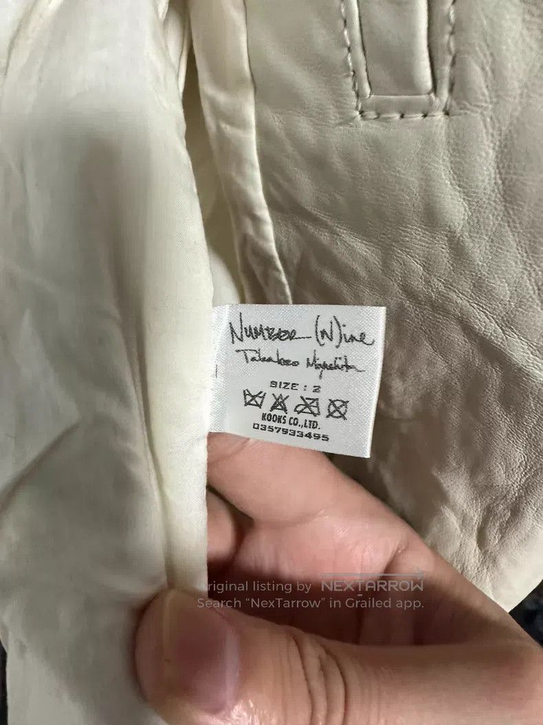 Number (N)ine Number (N)ine Leather Jacket Size US M / EU 48-50 / 2 - 8 Thumbnail