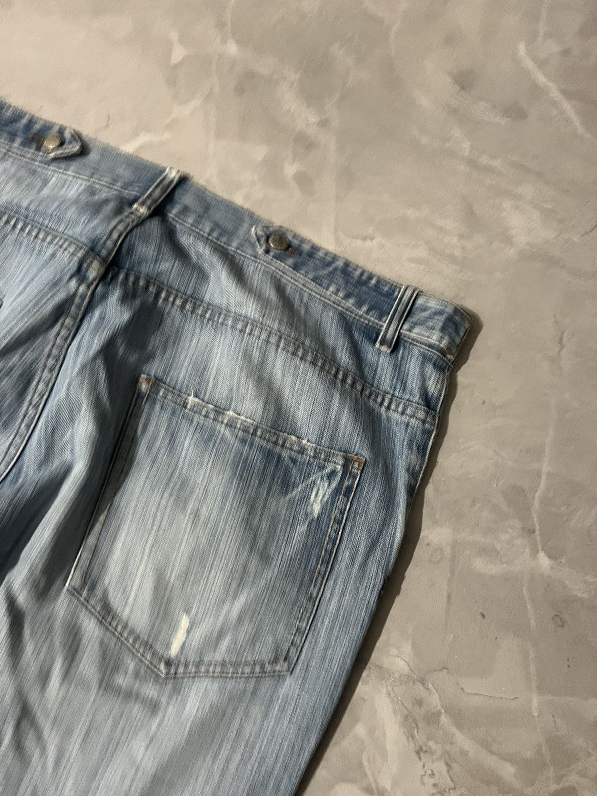 Japanese Brand Japanese Retro Avan Baggy Jean — Destroyed Swag Style Y2K Size US 40 / EU 56 - 6 Thumbnail