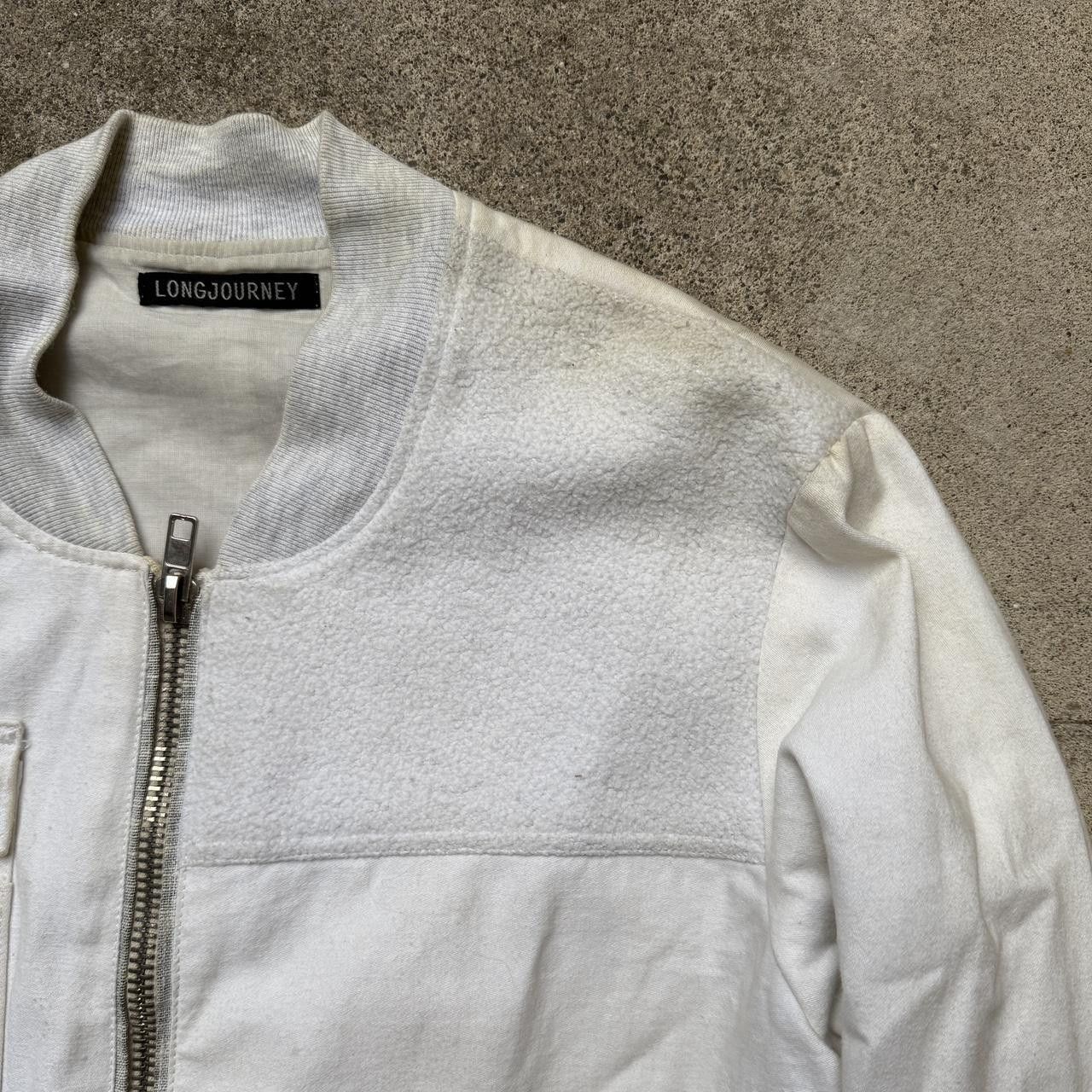LongJourney longjourney white patchwork bomber jacket leather ma-1 Size US XL / EU 56 / 4 - 2 Thumbnail