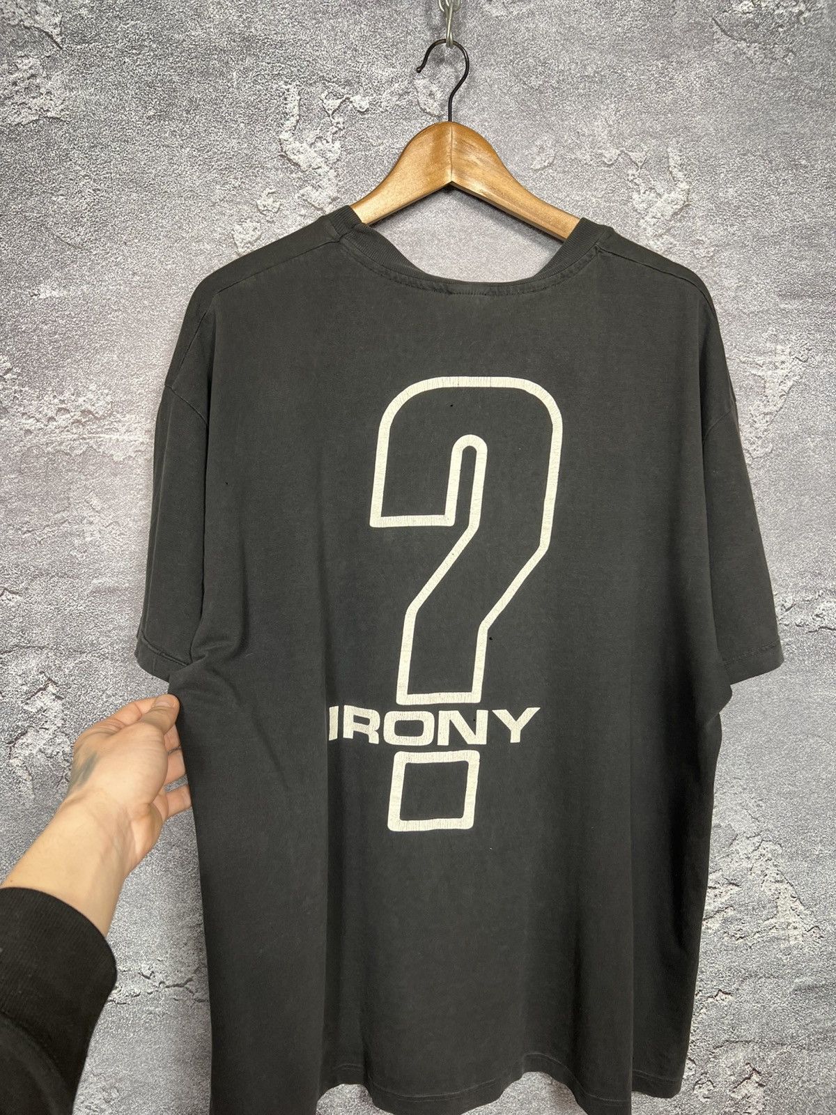 Band Tees 90's Therapy ? Irony Heavy Fucking Metal Tee Faded Size US XL / EU 56 / 4 - 15 Thumbnail