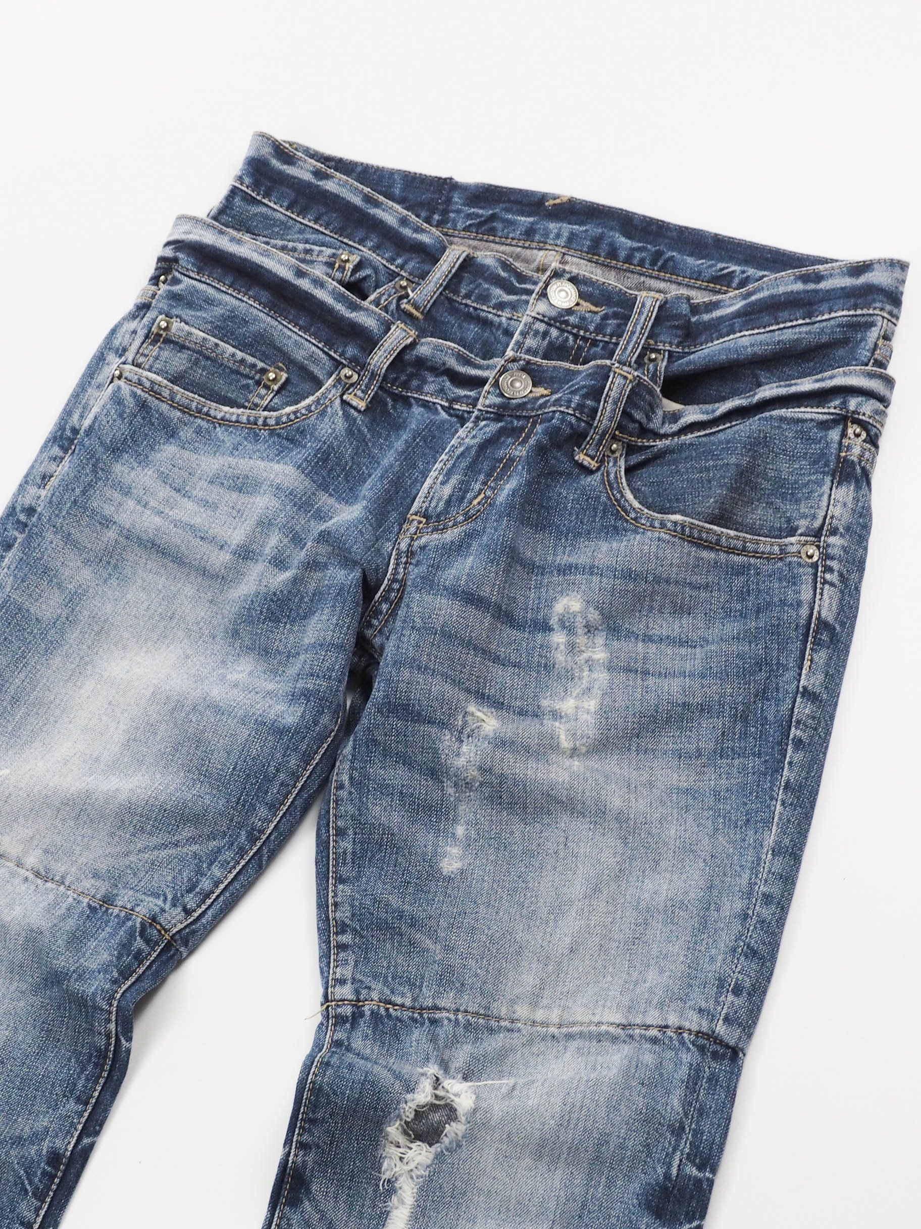 Japanese Brand × PPFM PPFM double waist jeans Size US 30 / EU 46 - 2 Thumbnail