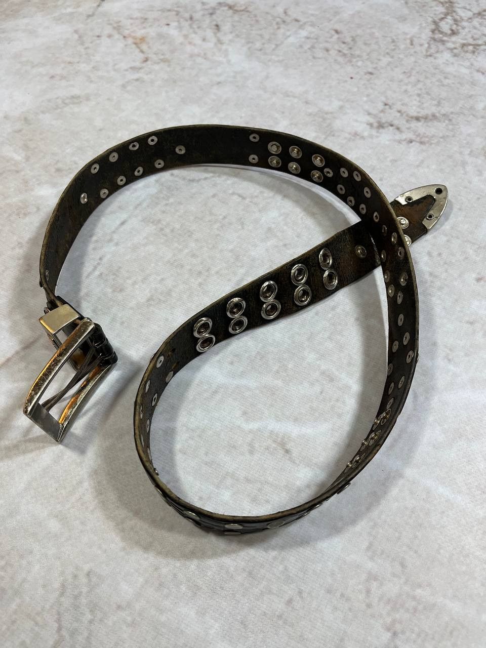 Japanese Brand × Vintage Vintage PUNK LEVI`S BELT Leather Band Rock Y2K 90s archive Size ONE SIZE - 4 Thumbnail