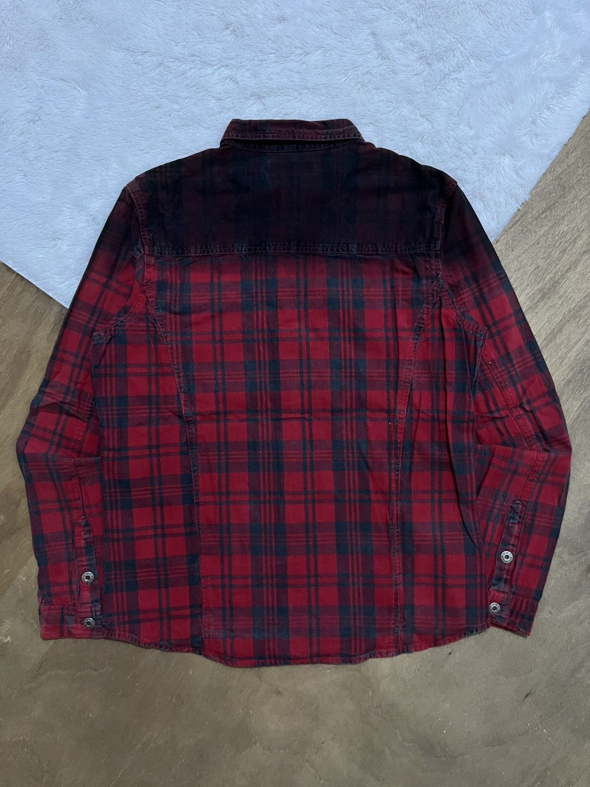 In The Attic Vintage In The Attic Japan Plaid Flannel Grunge Shirt Size US S / EU 44-46 / 1 - 8 Thumbnail