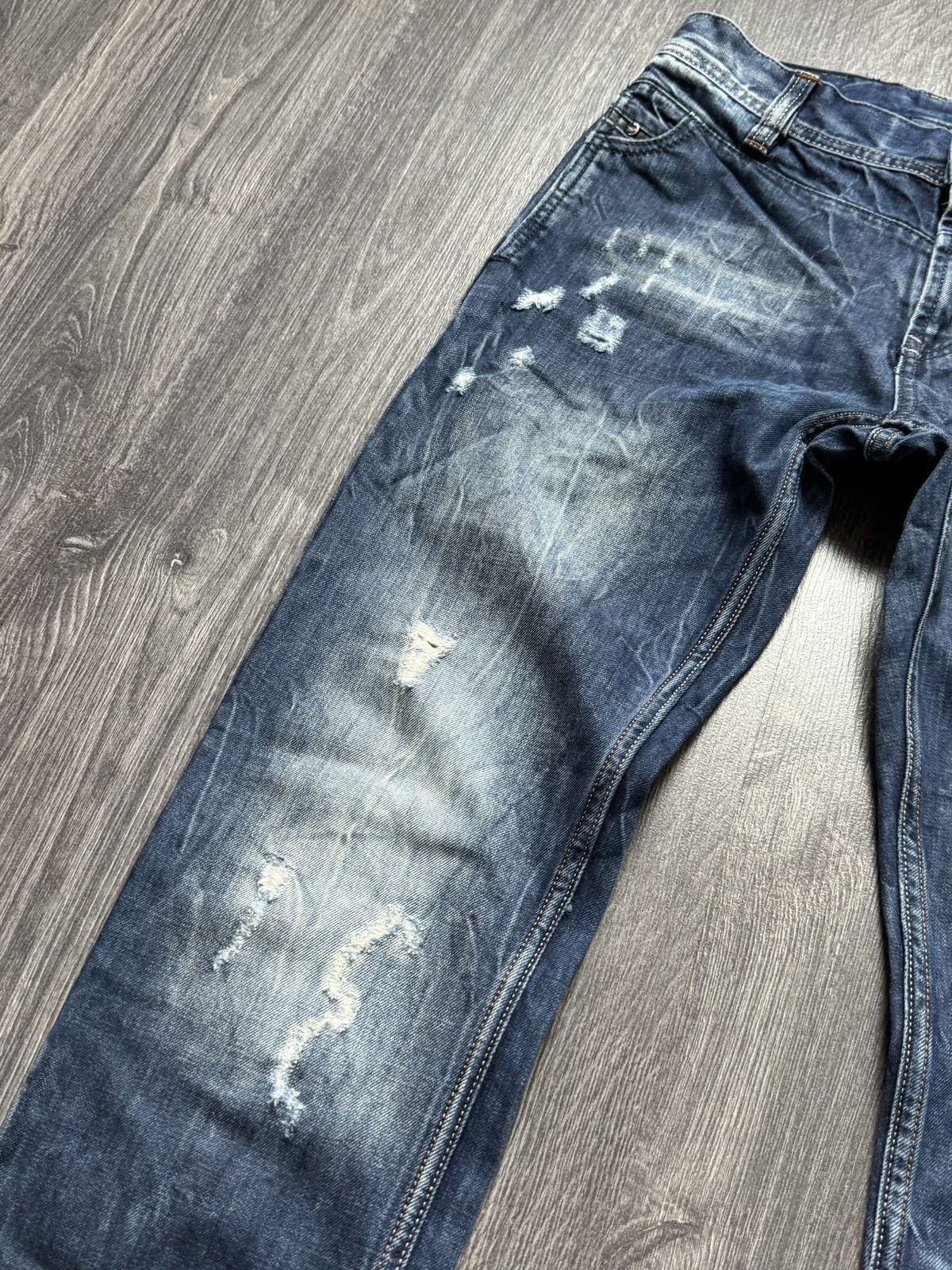 Diesel × Vintage Y2K Diesel Vintage Washed Distressed denim pants Size US 32 / EU 48 - 3 Thumbnail