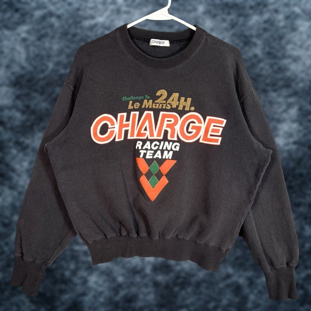 Vintage Vintage 90s 24 Hours Lemans Mazda Charge Racing Sweatshirt Adult Large Mens Size US L / EU 52-54 / 3 - 1 Thumbnail