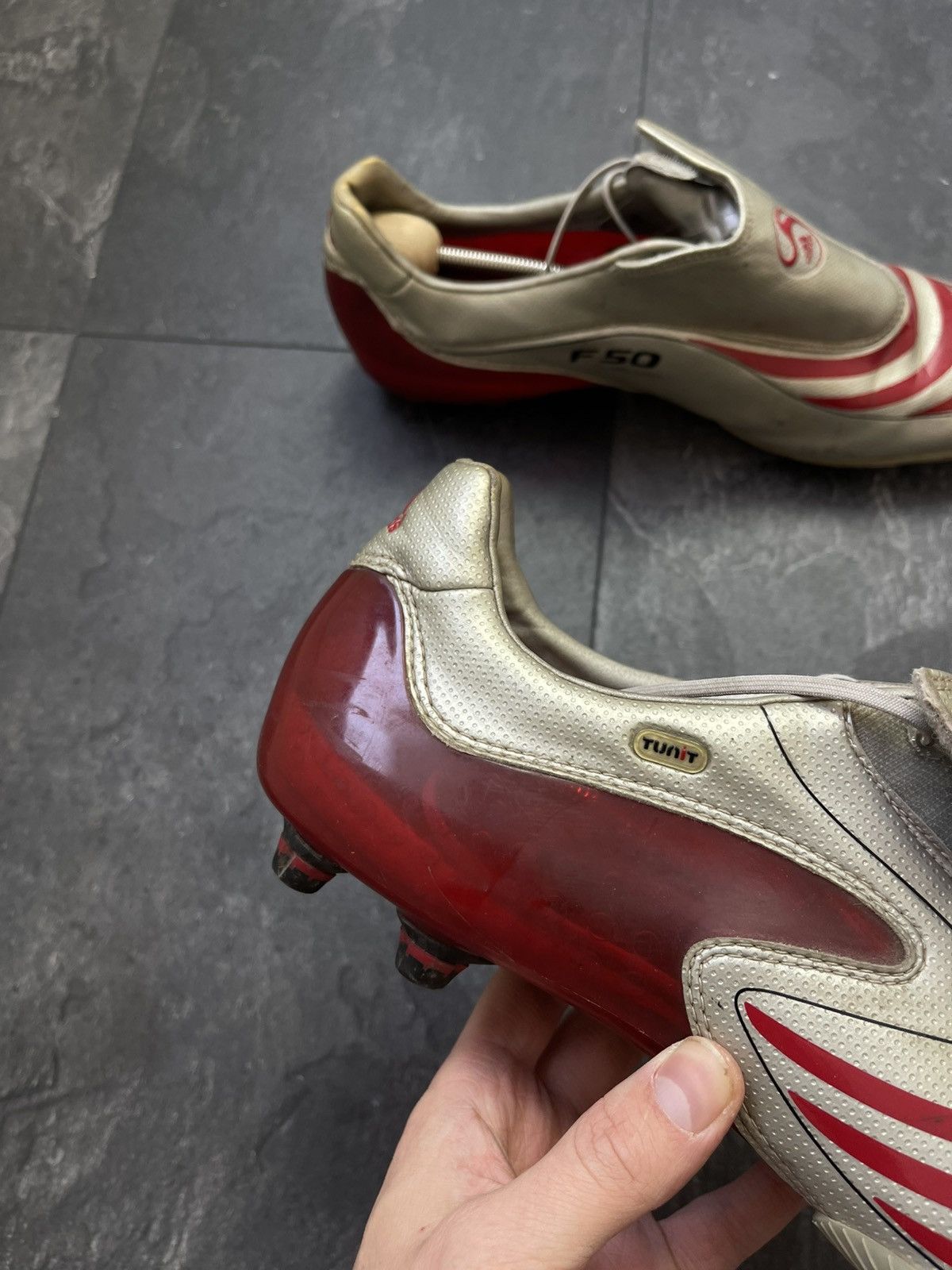 Adidas × Vintage Adidas f50 tunin football soccer football boots Size US 13 / EU 46 - 2 Thumbnail
