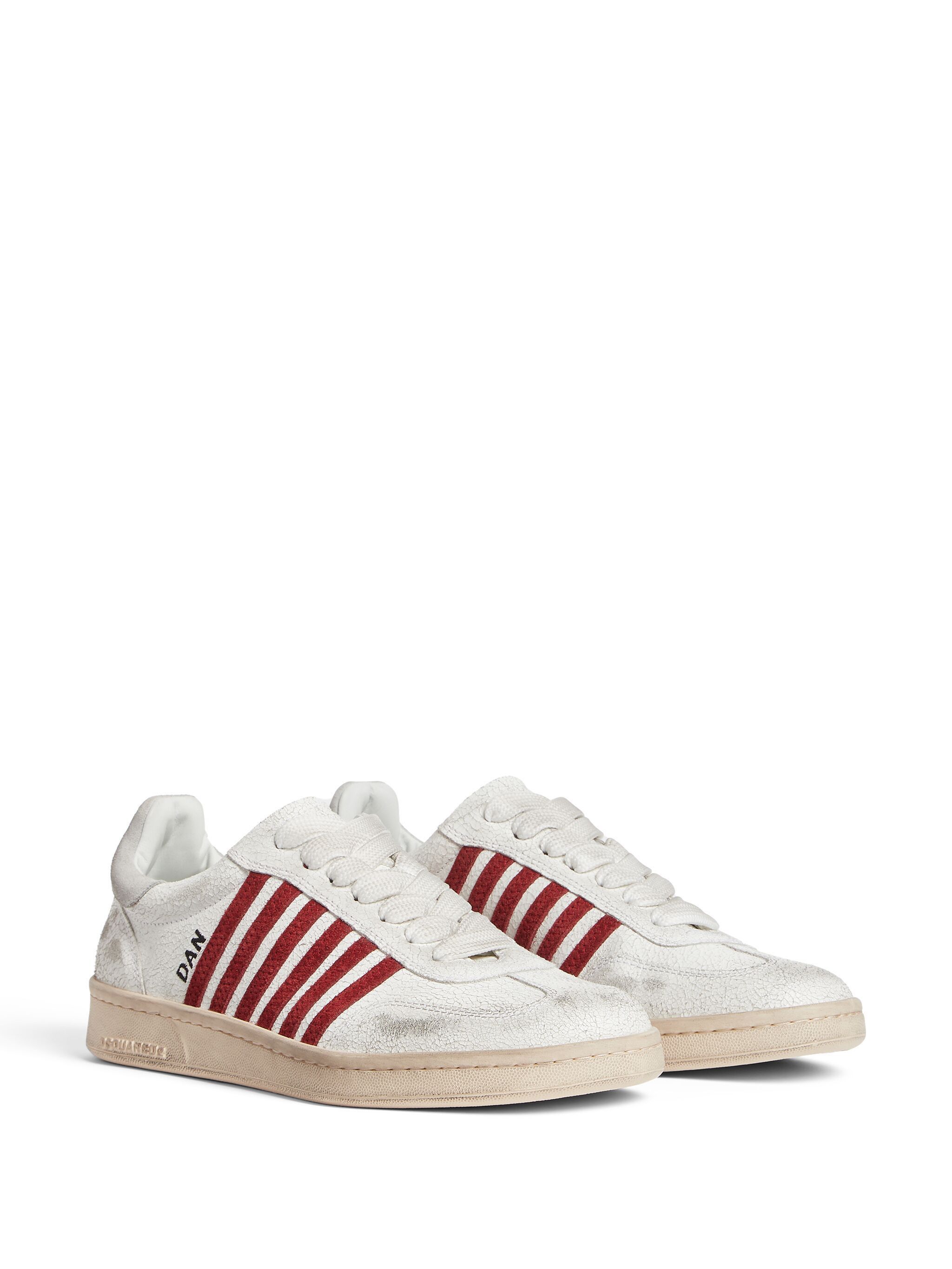 Dsquared2 o1s22i1n1124 Box Sneakers in Grey & Red Size US 12 / EU 45 - 2 Thumbnail