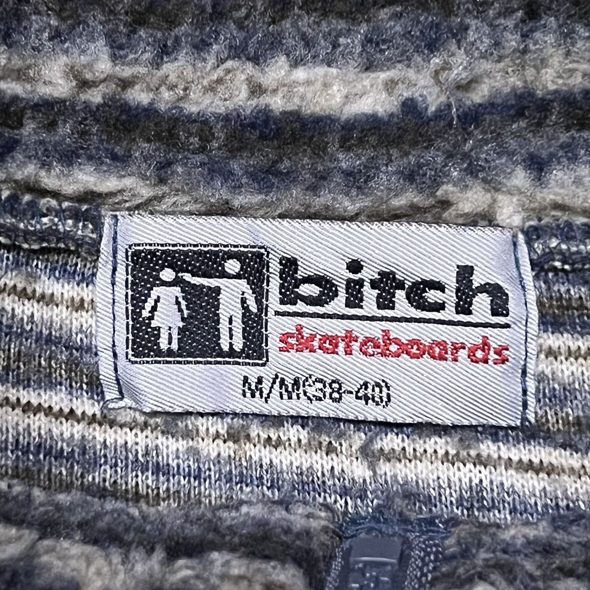 Vintage Vintage Bitch Skateboard Center Logo Fleece Sweater Size US M / EU 48-50 / 2 - 7 Thumbnail