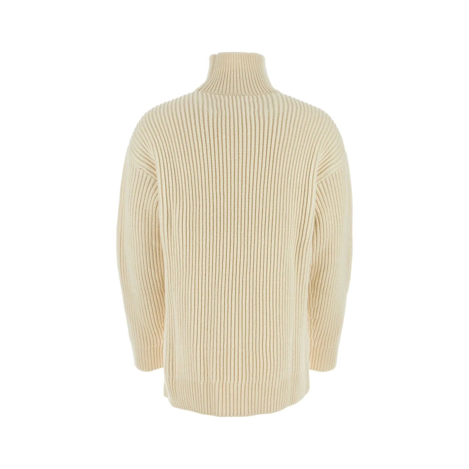 Jil Sander JIL SANDER Ivory Wool Sweater New & Authentic (Men's size:48 Size US M / EU 48-50 / 2 - 2 Thumbnail