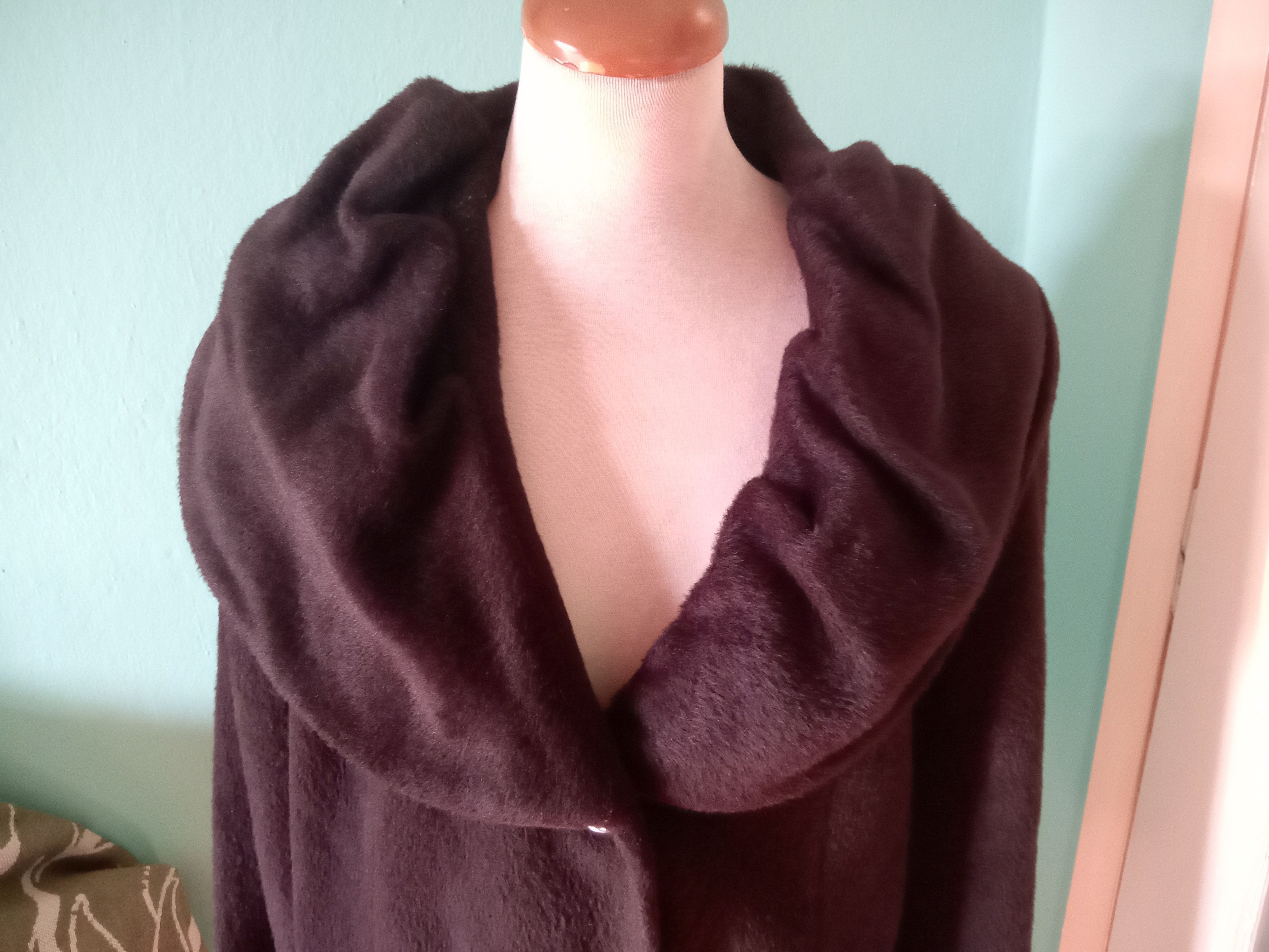 Other Vintage Womens Llama Alpaca MOLLY Coat Size L / US 10 / IT 46 - 2 Thumbnail