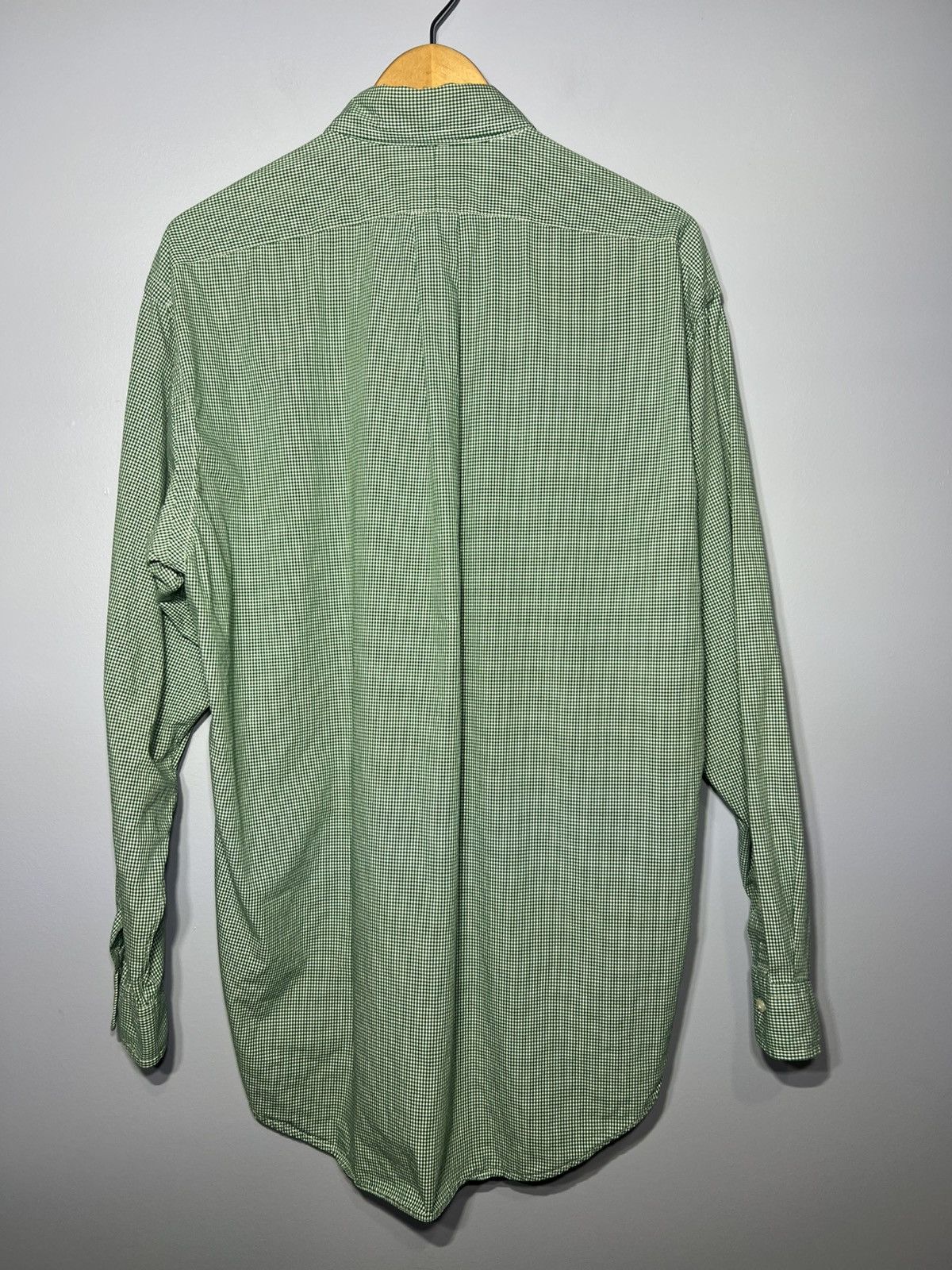 Polo Ralph Lauren Polo Ralph Lauren Blaire Men Sz M Green And White Checkered Size US M / EU 48-50 / 2 - 3 Thumbnail