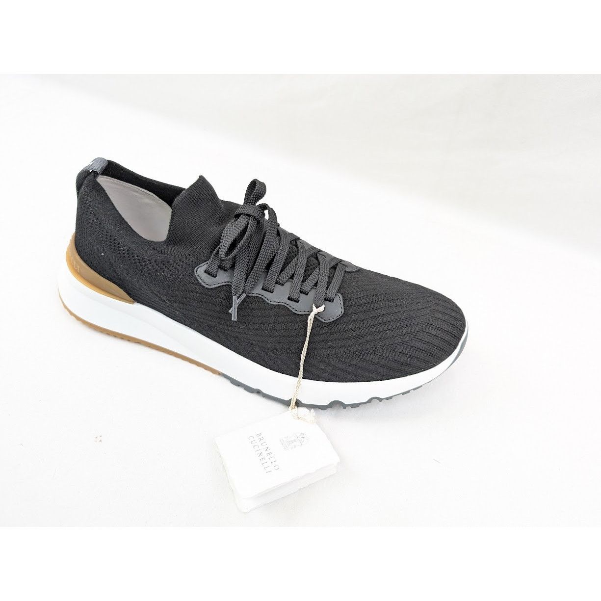 Brunello Cucinelli o1rshd1 Low-Top Sneakers in Black Size US 14 / EU 47 - 2 Thumbnail