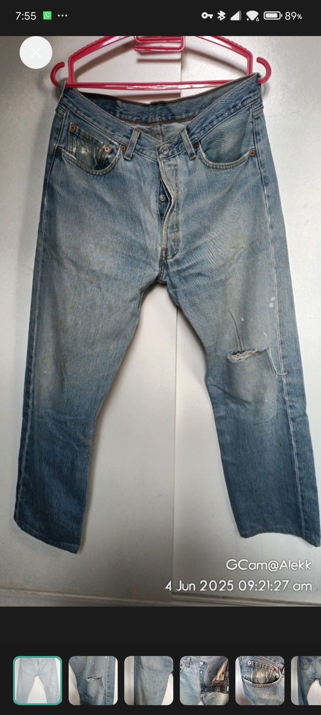 Levi's Levi's 501 Mens Buttonfly Classic W32 L32 Size US 32 / EU 48 - 10 Thumbnail