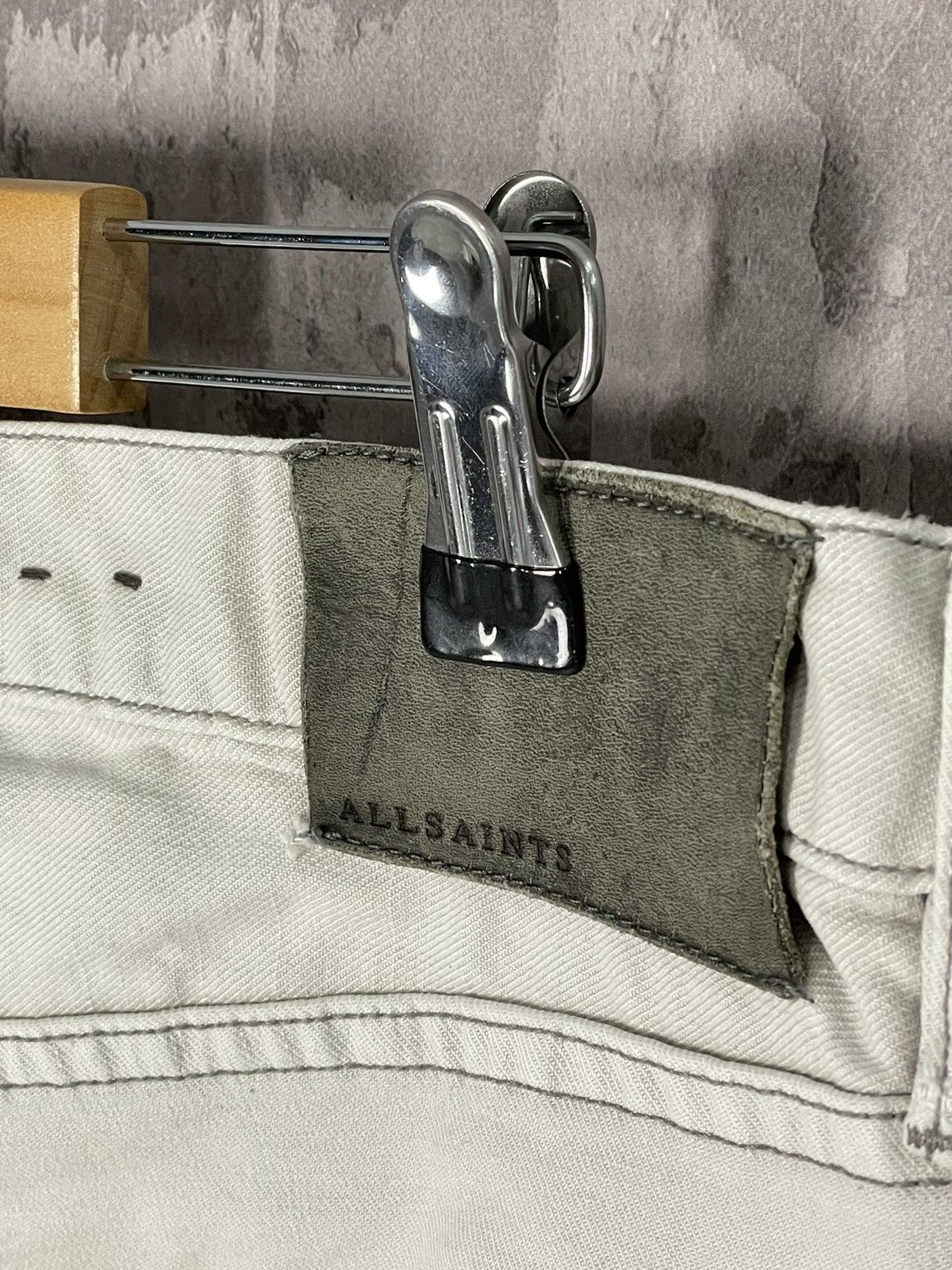 Allsaints All Saints Cigarette Danaged Distressed Knee Denim Pants Size US 36 / EU 52 - 11 Thumbnail