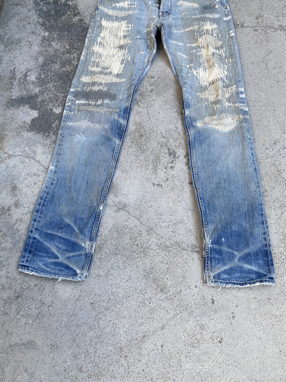 Spellbound Vintage Spellbound Boro Distressed Denim Size US 33 - 3 Thumbnail