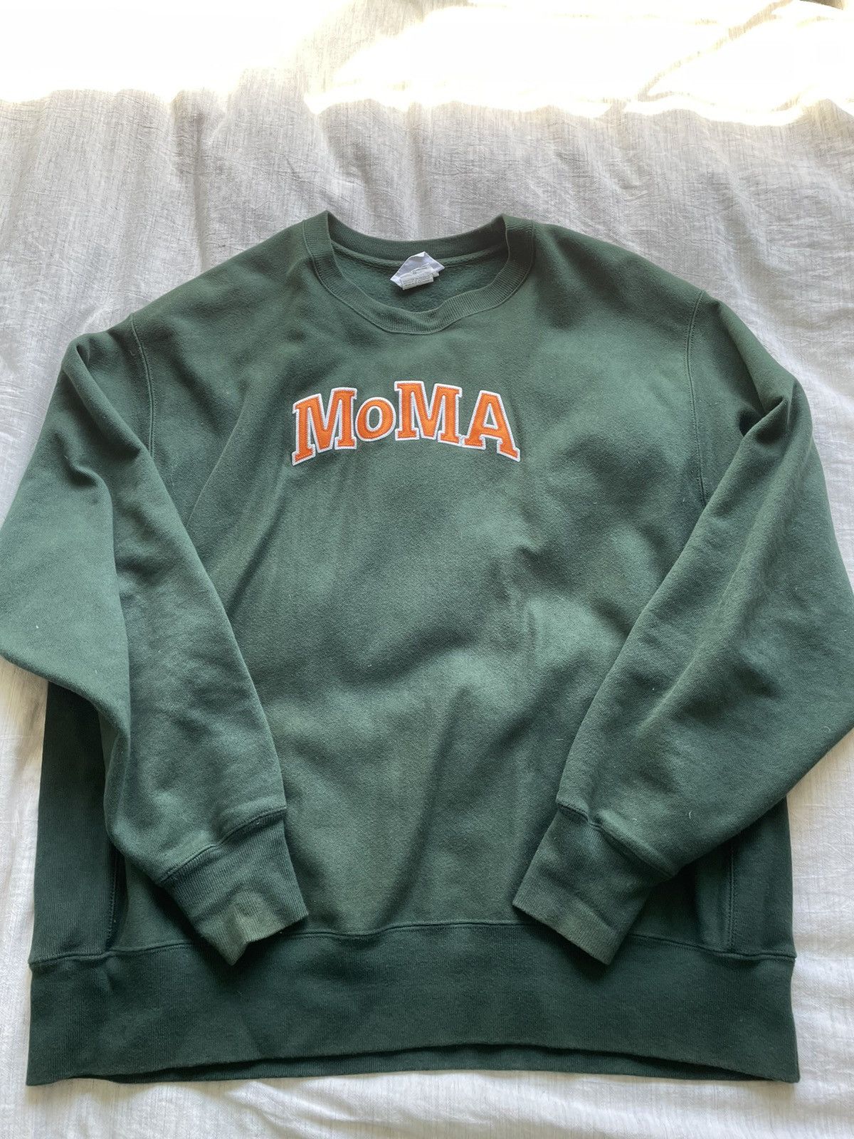 Champion MoMA embroidery Champion reverse weave crewneck | Grailed
